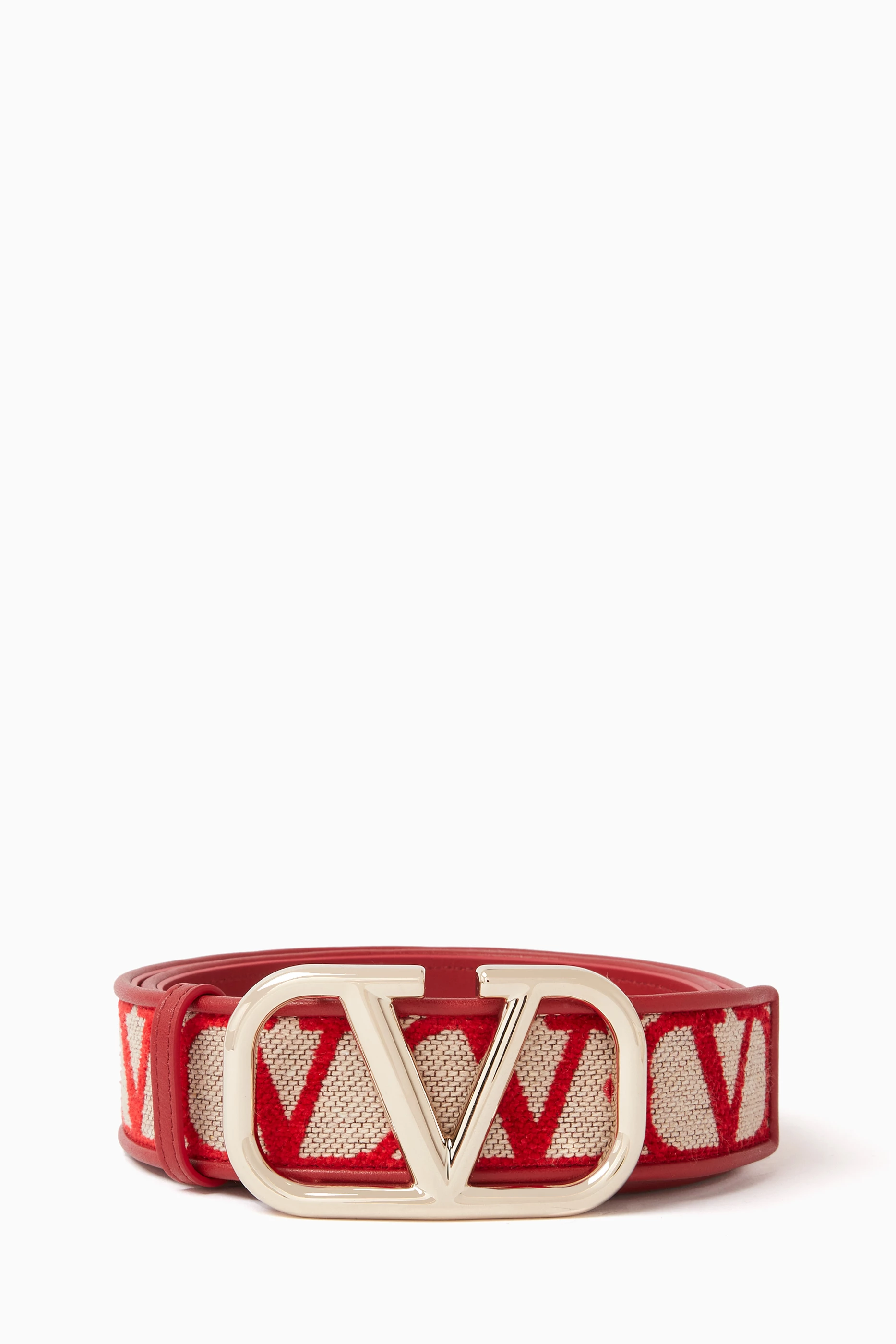 Valentino red belt outlet