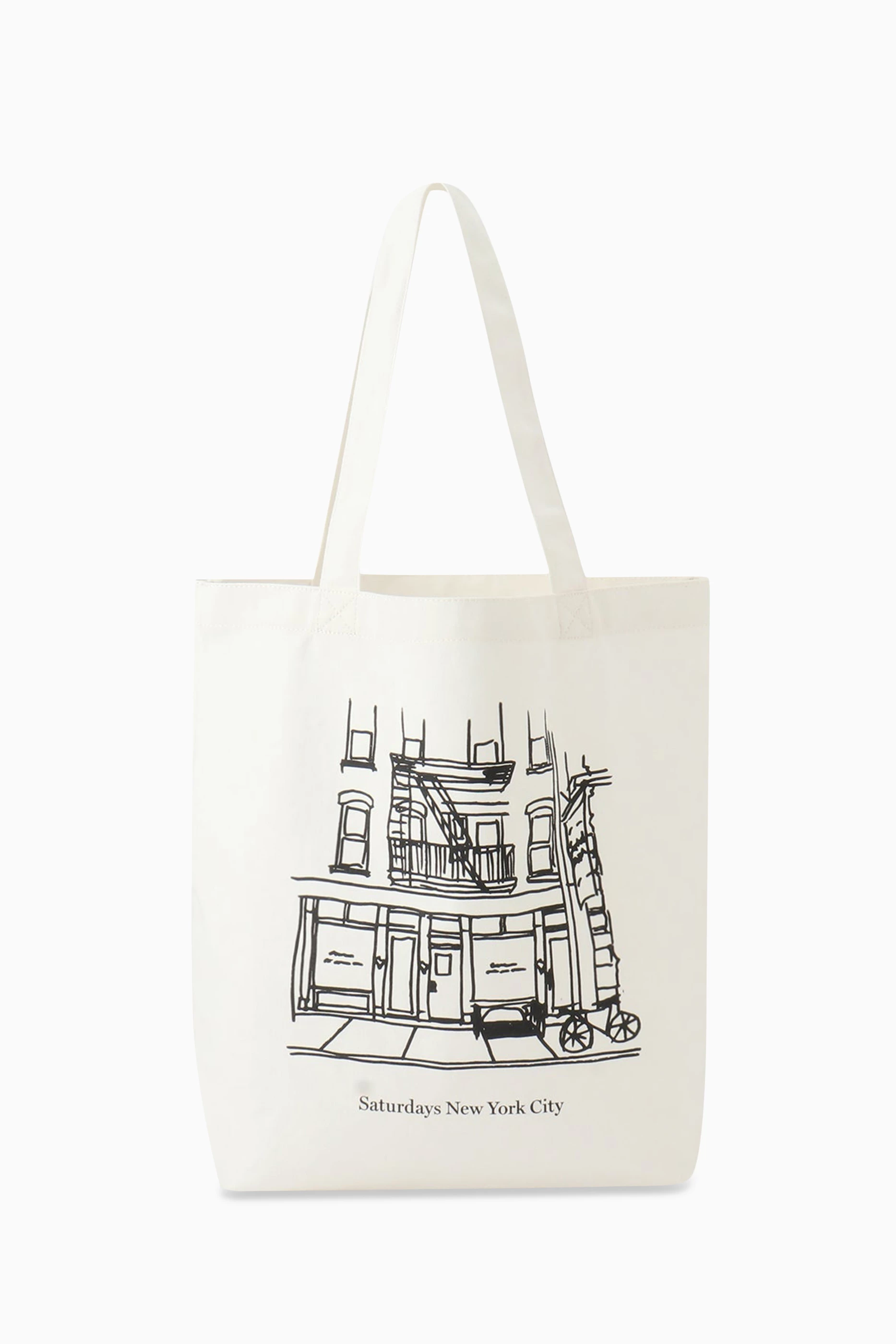 SNYC Canvas Tote Bag Saturdays ホワイト Saturdays NYC｜SNYC Canvas Tote Bag | Rakuten Fashion(楽天