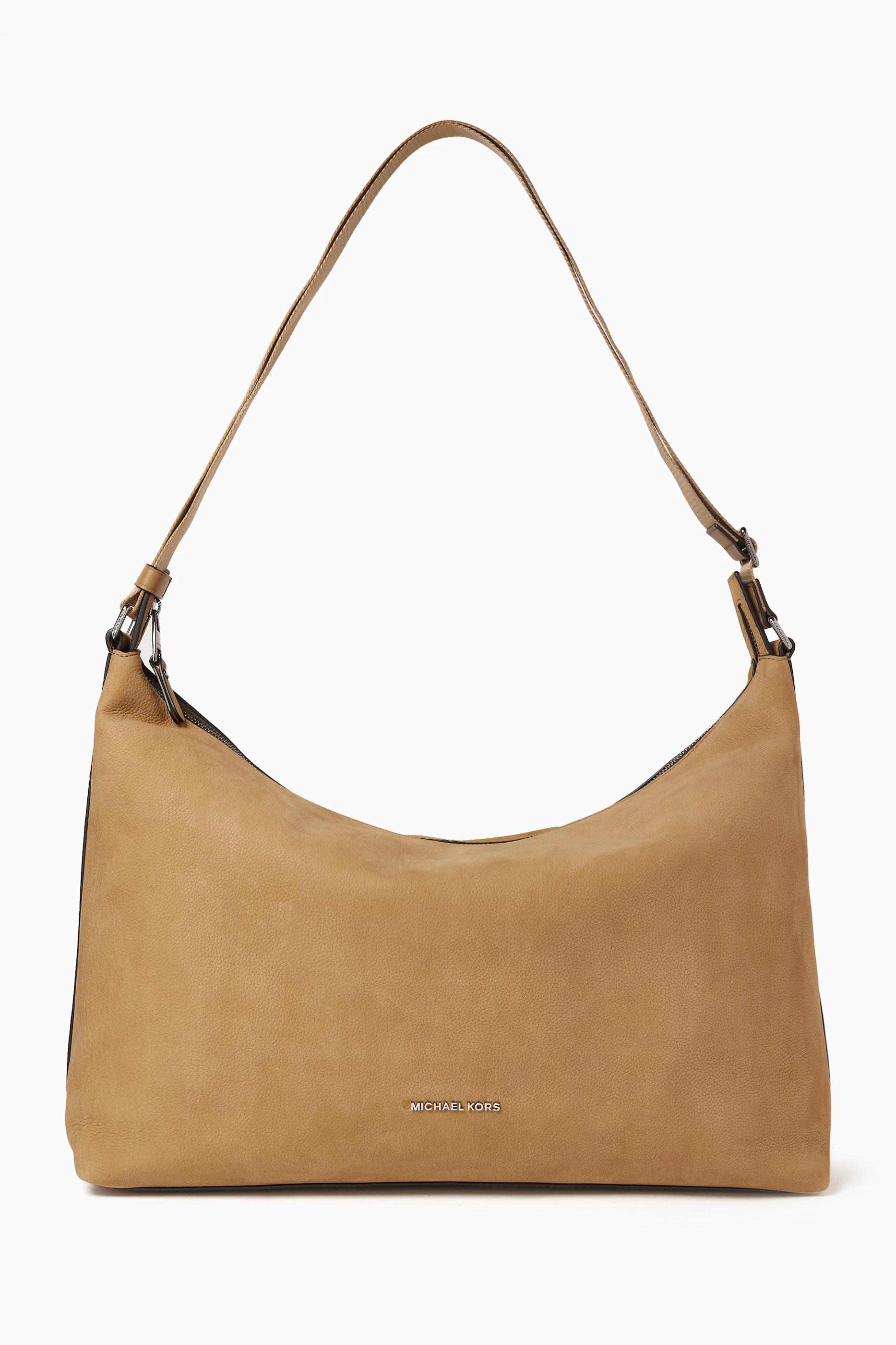 Buy Michael Kors Brown Hudson Hobo Bag in Nubuck For Men Online Ounass Saudi