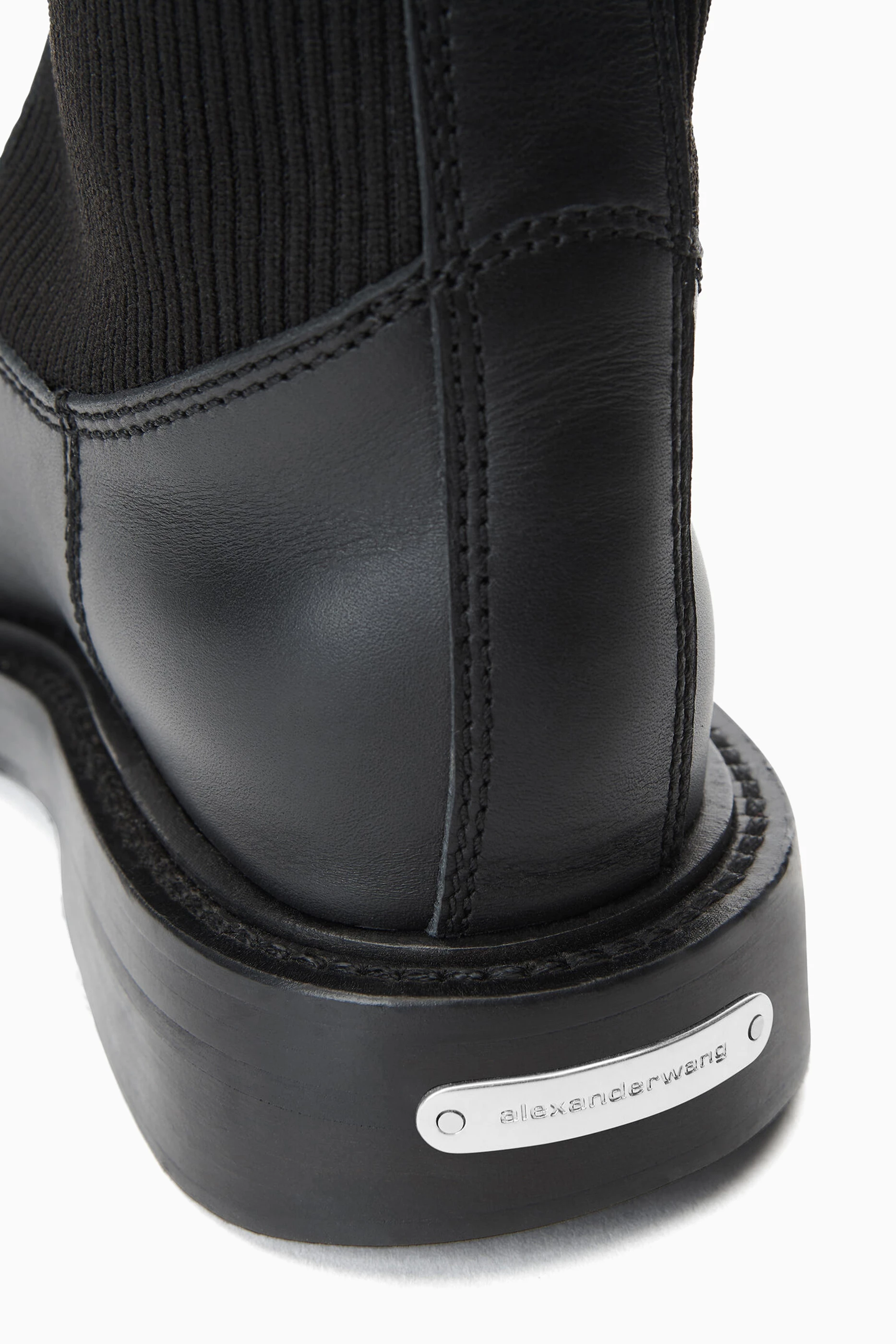 Alexander Wang Leather ソックス ブーツ Alexander Wang Detroit Leather Sock Boots | Saks Fifth Avenue
