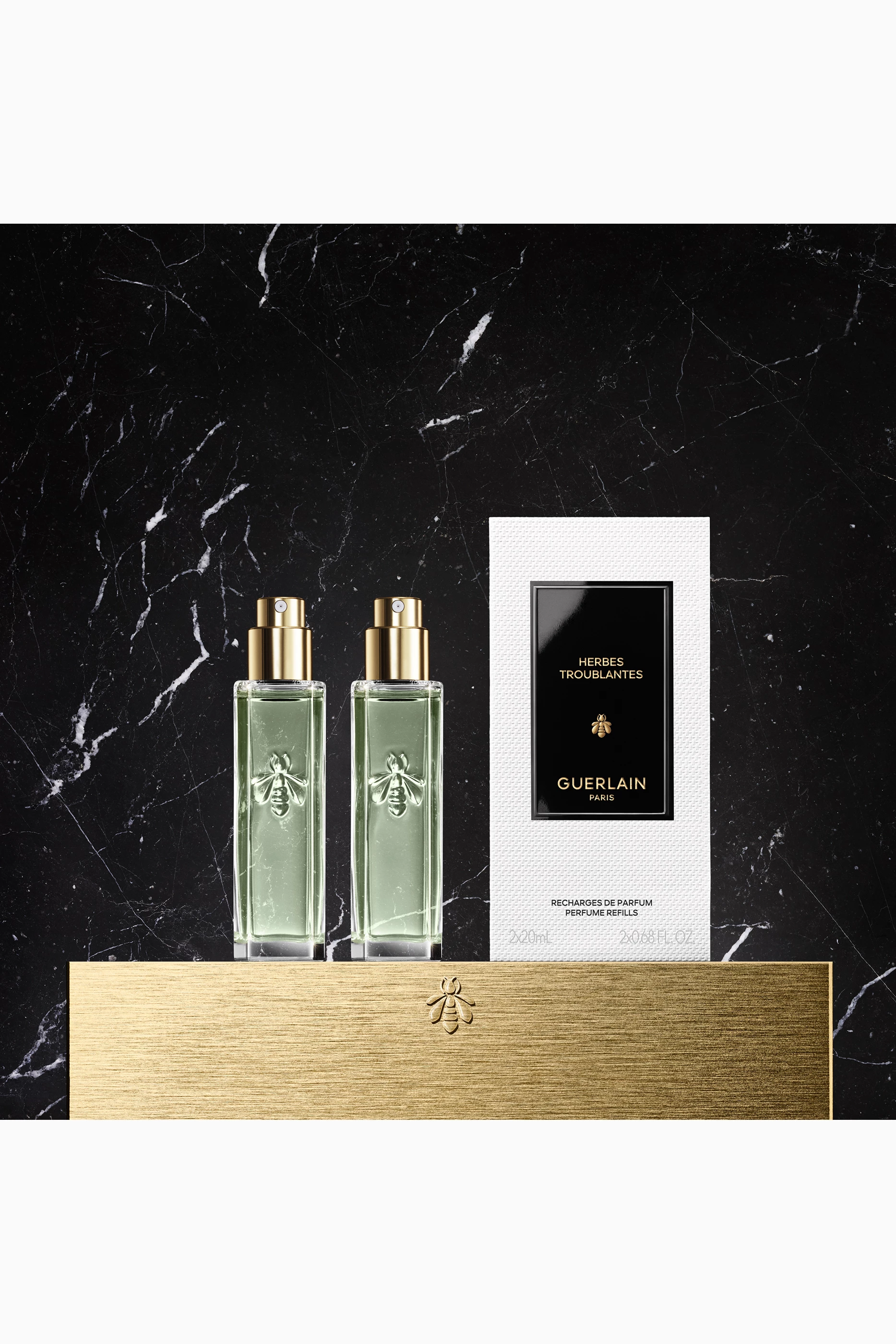 GUERLAIN RECHARGES DE PARFUM 20ml×2 Buy Guerlain Herbes Troublantes Eau de Parfum Refill, 20ml x 2 For