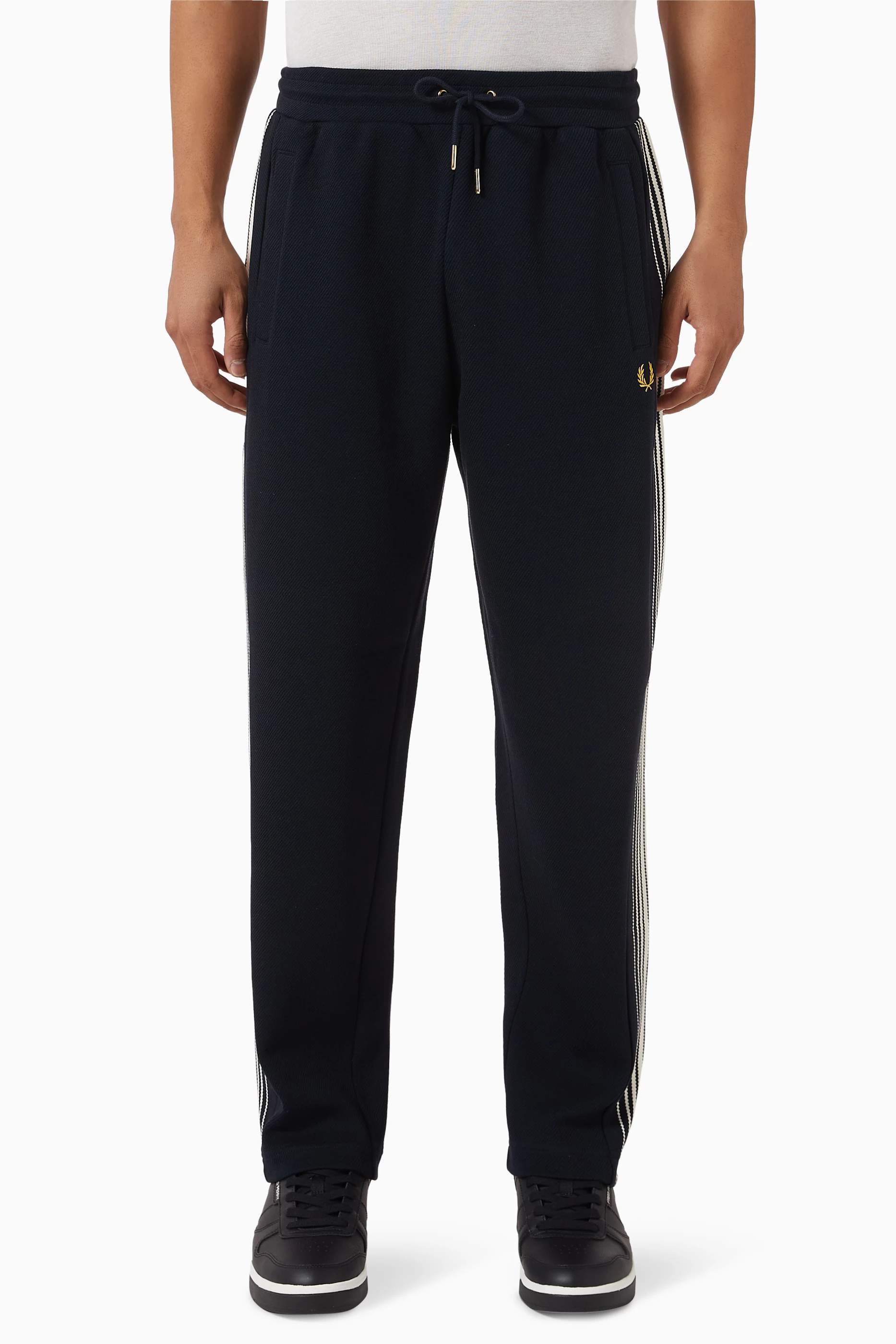 Fred perry woven panel track pants online