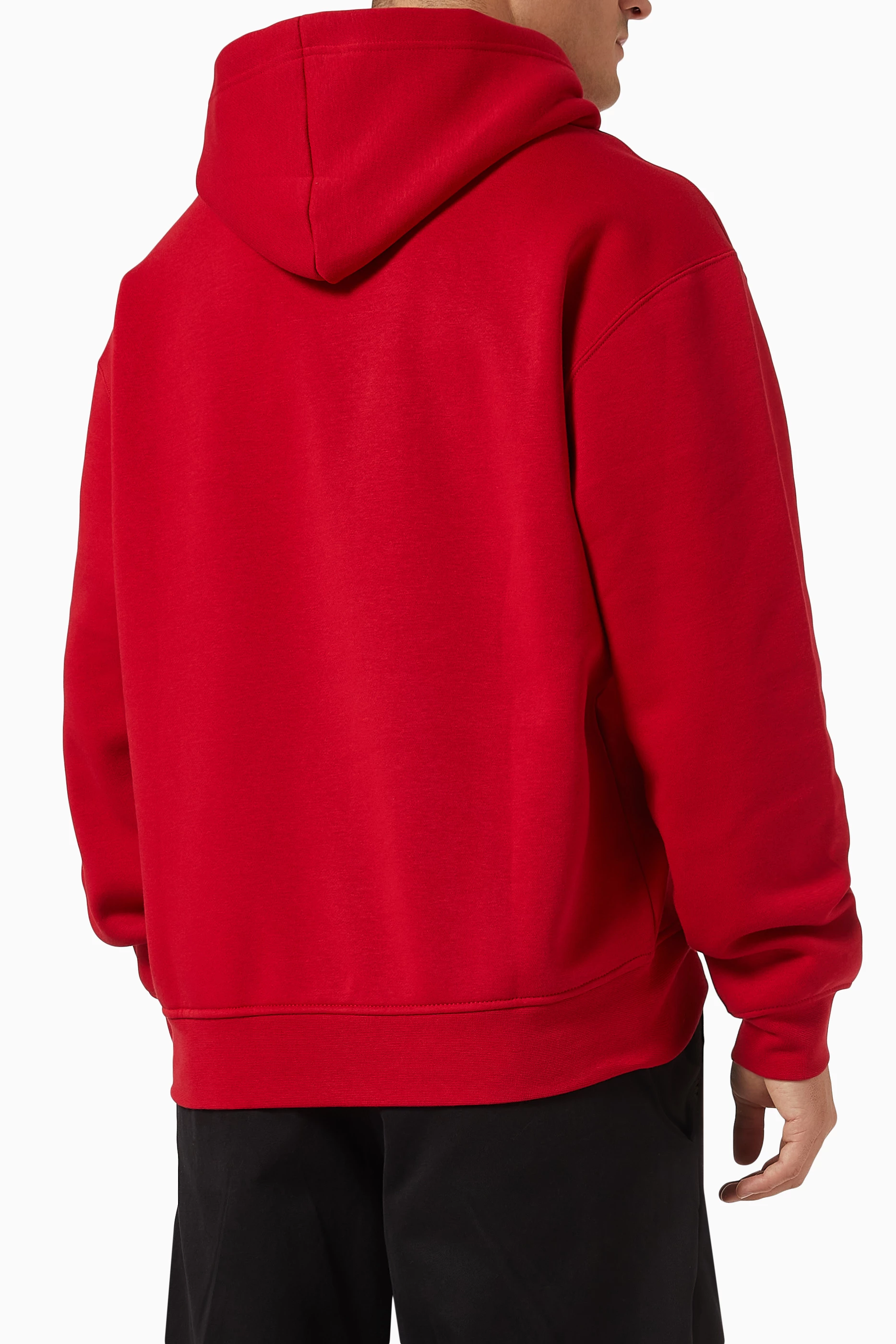 Buy Jordan Red Jumpman Chimney Hoodie in Fleece For Men Online Ounass Saudi