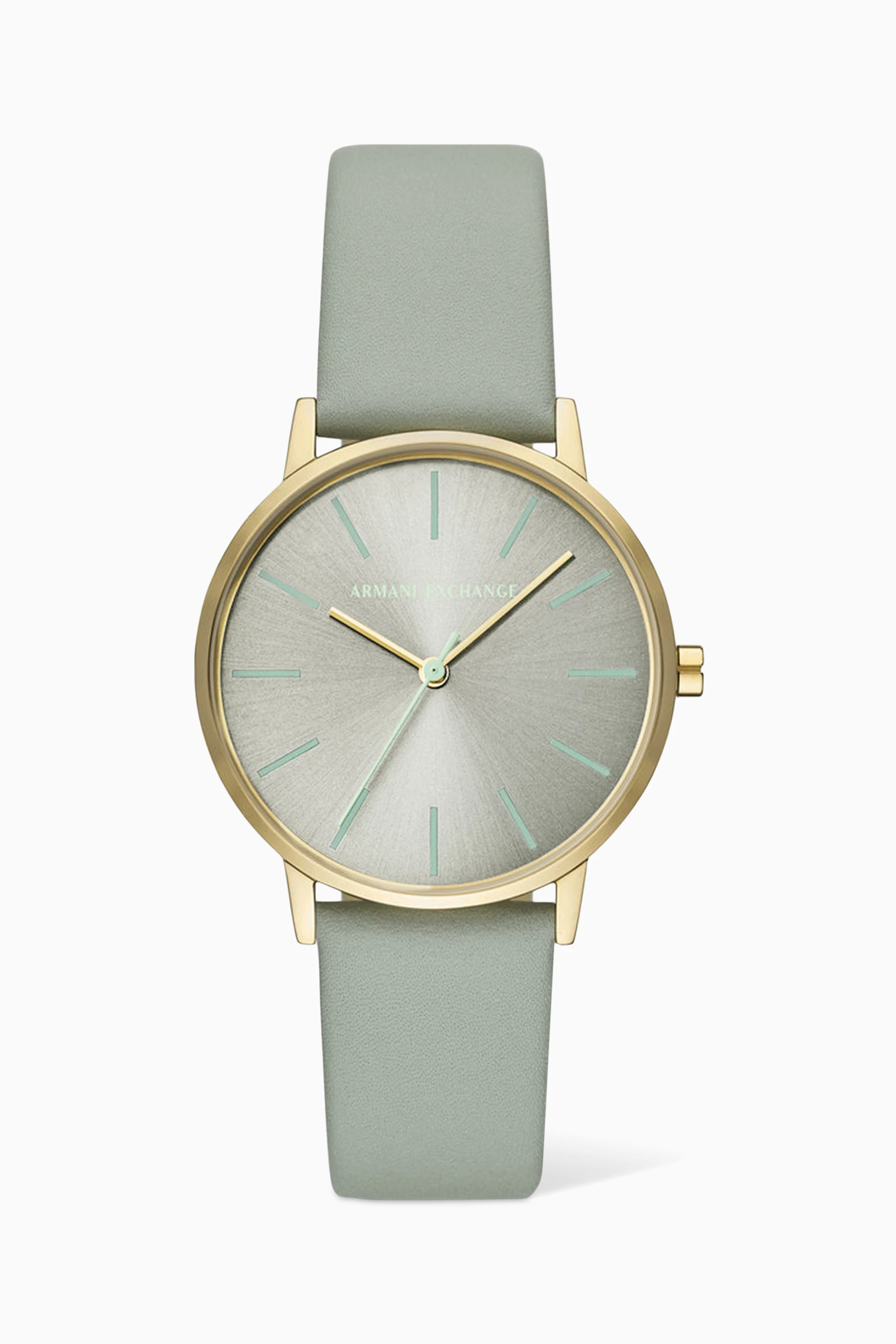 Buy Armani Exchange Grey Lola Quartz Watch, 36mm For Women Online