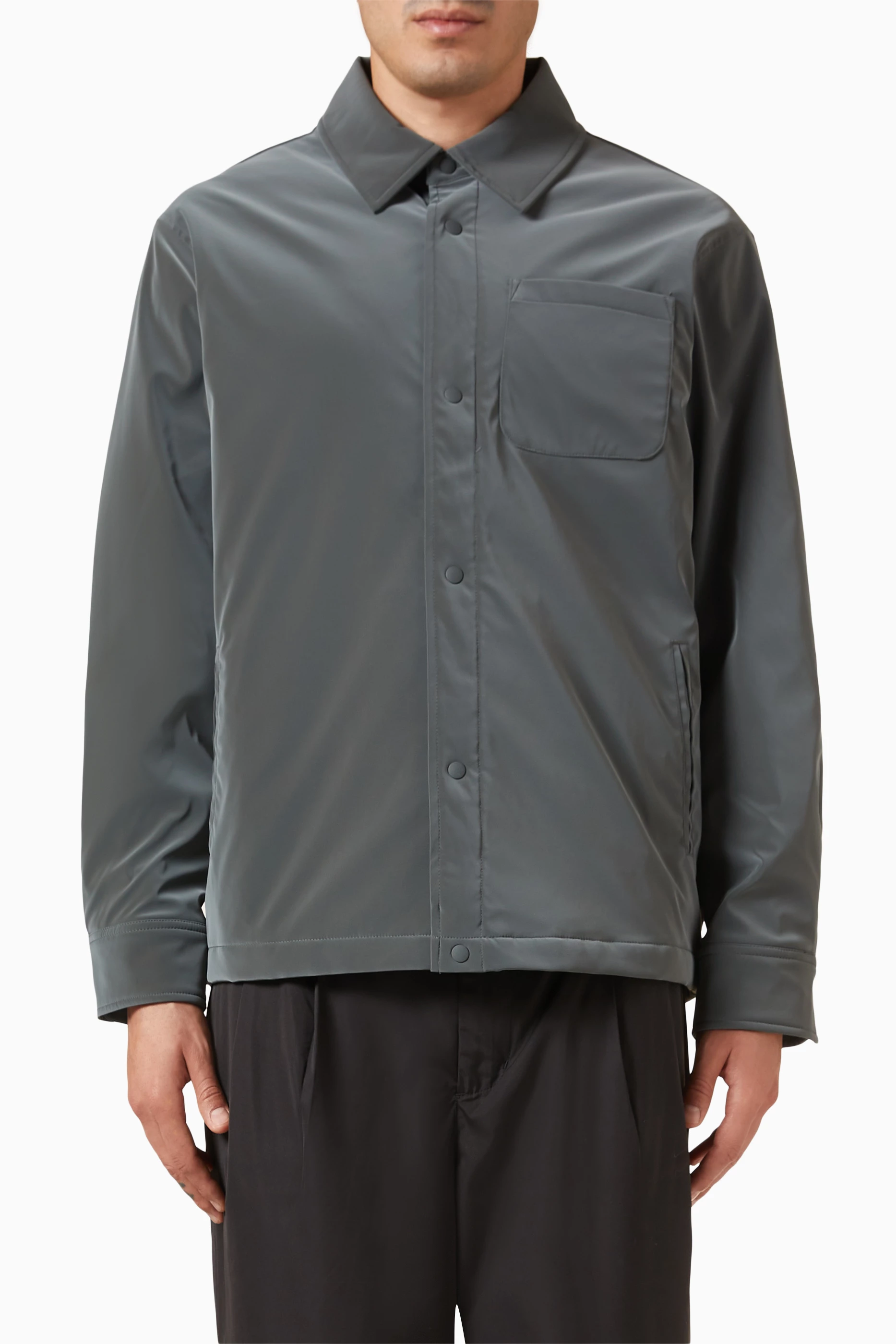 Kith Sueded Tech Brixton Puffed Shirt Jacket Machine Men's