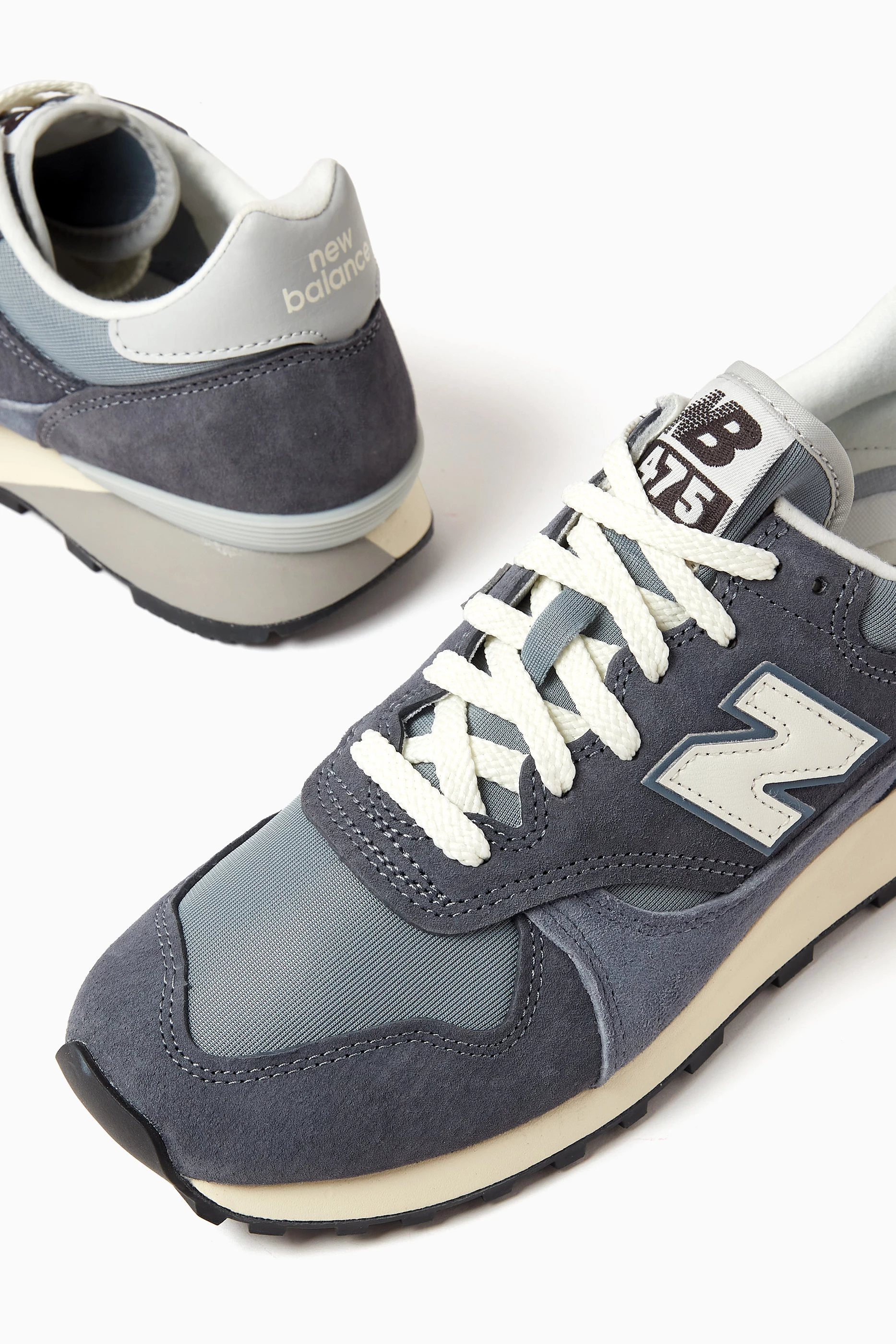 Buy New Balance Blue 475 Sneakers in Mesh Suede For Men Online Ounass Saudi
