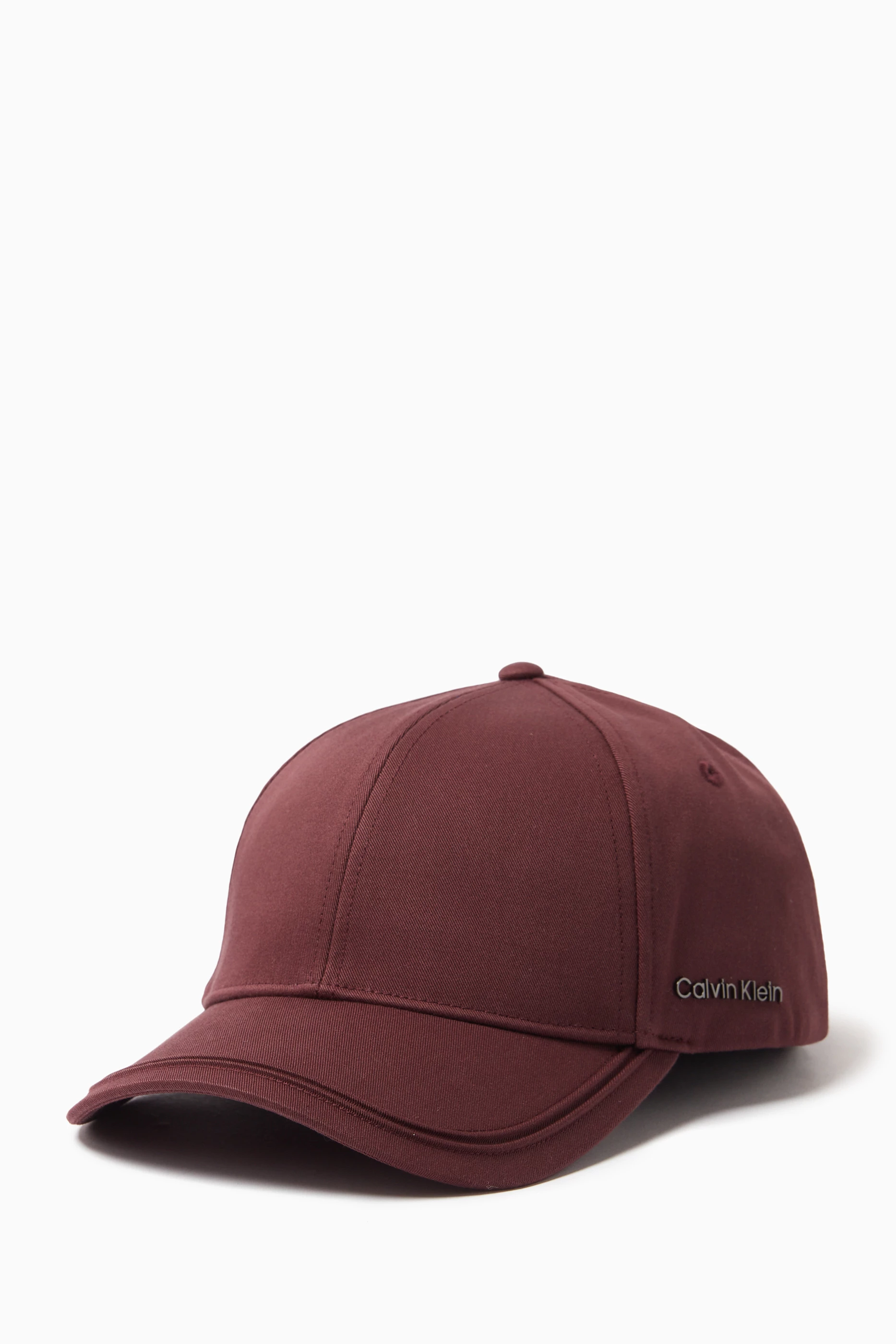 Buy Calvin Klein Red Logo Cap in Cotton For Men Online Ounass Saudi