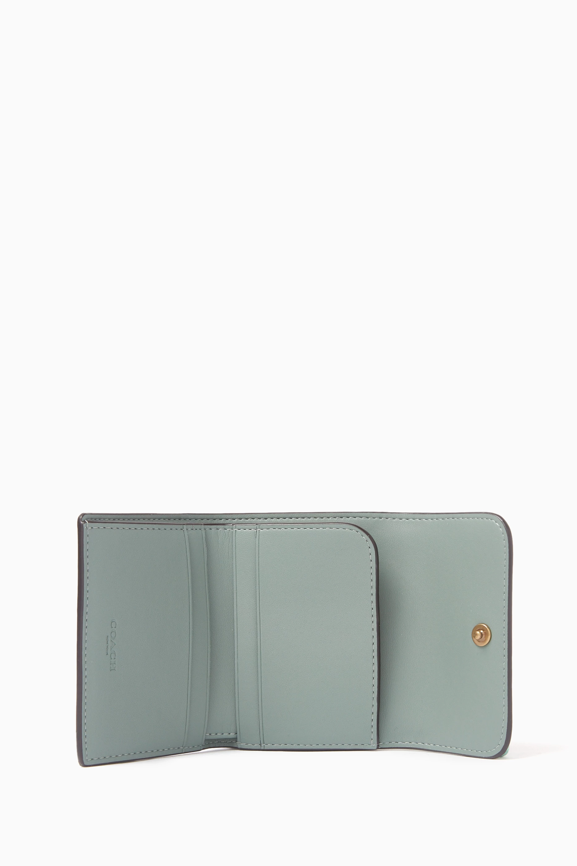 Buy Coach Blue Essential Card Holder Wallet in Leather For Women Online Ounass Saudi