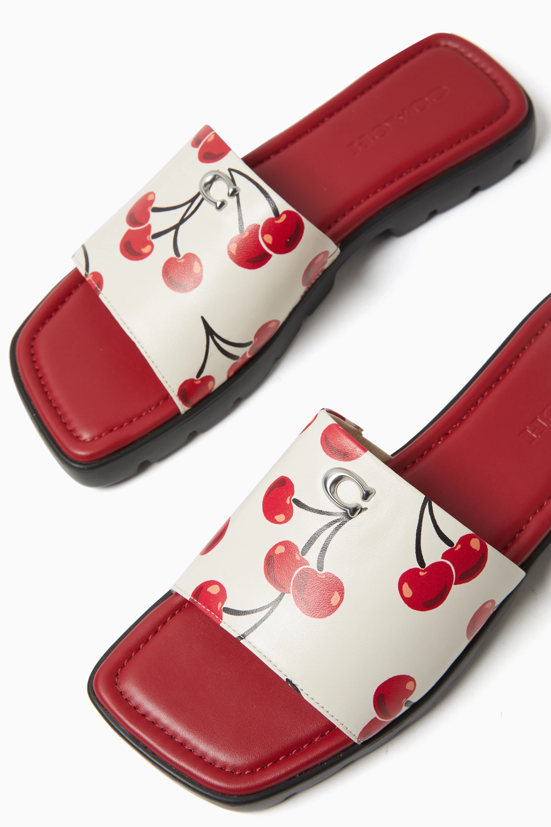 コーチ Florence Sandal With Cherry Print COACH Women's Florence Cherry Print Sandals - Macy's