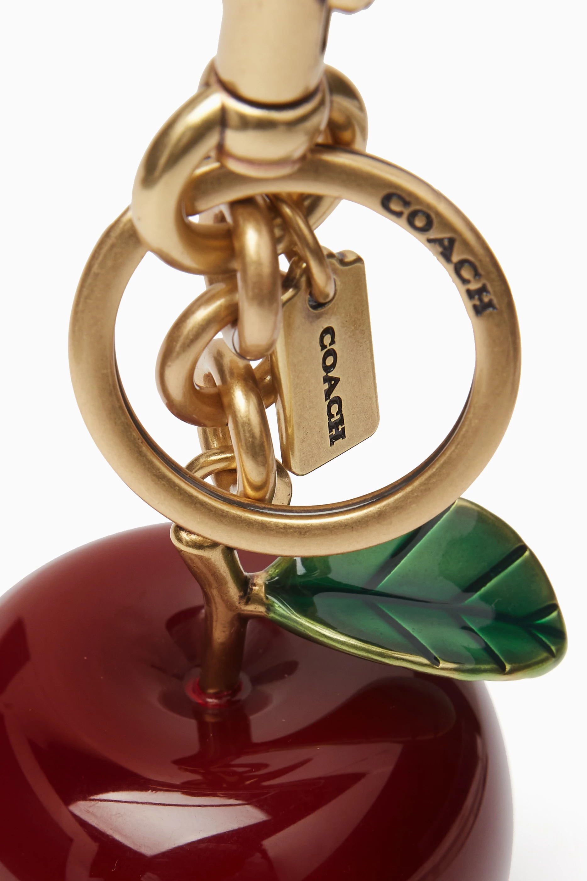 Buy Coach Multicolour Small Apple Bag Charm For Women Online 