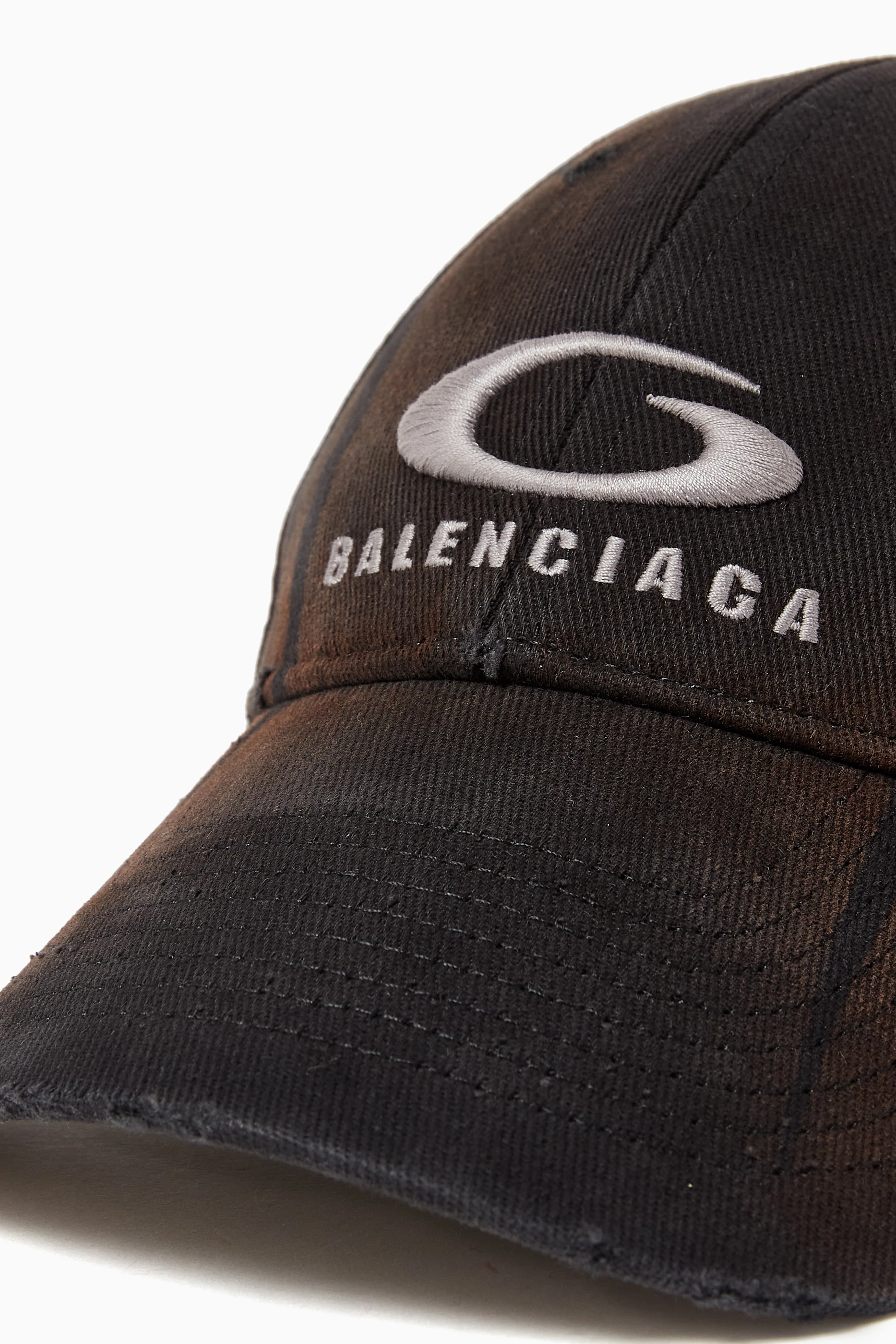 Buy Balenciaga Black Y2K Cap in Cotton Drill For Women Online