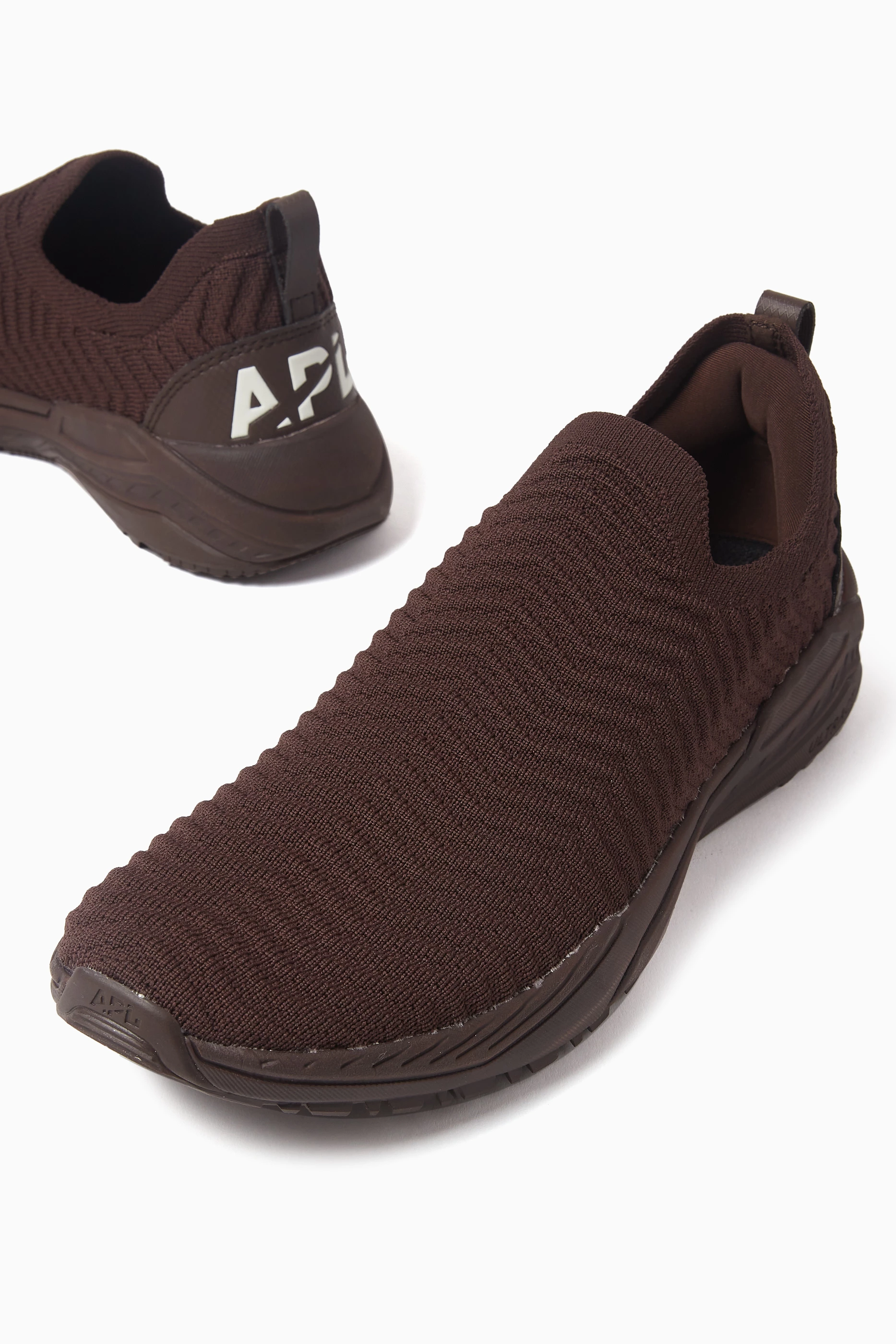 Buy APL Athletic Propulsion Labs Brown TechLoom Traveler Slip on Sneakers For Women Online Ounass Saudi