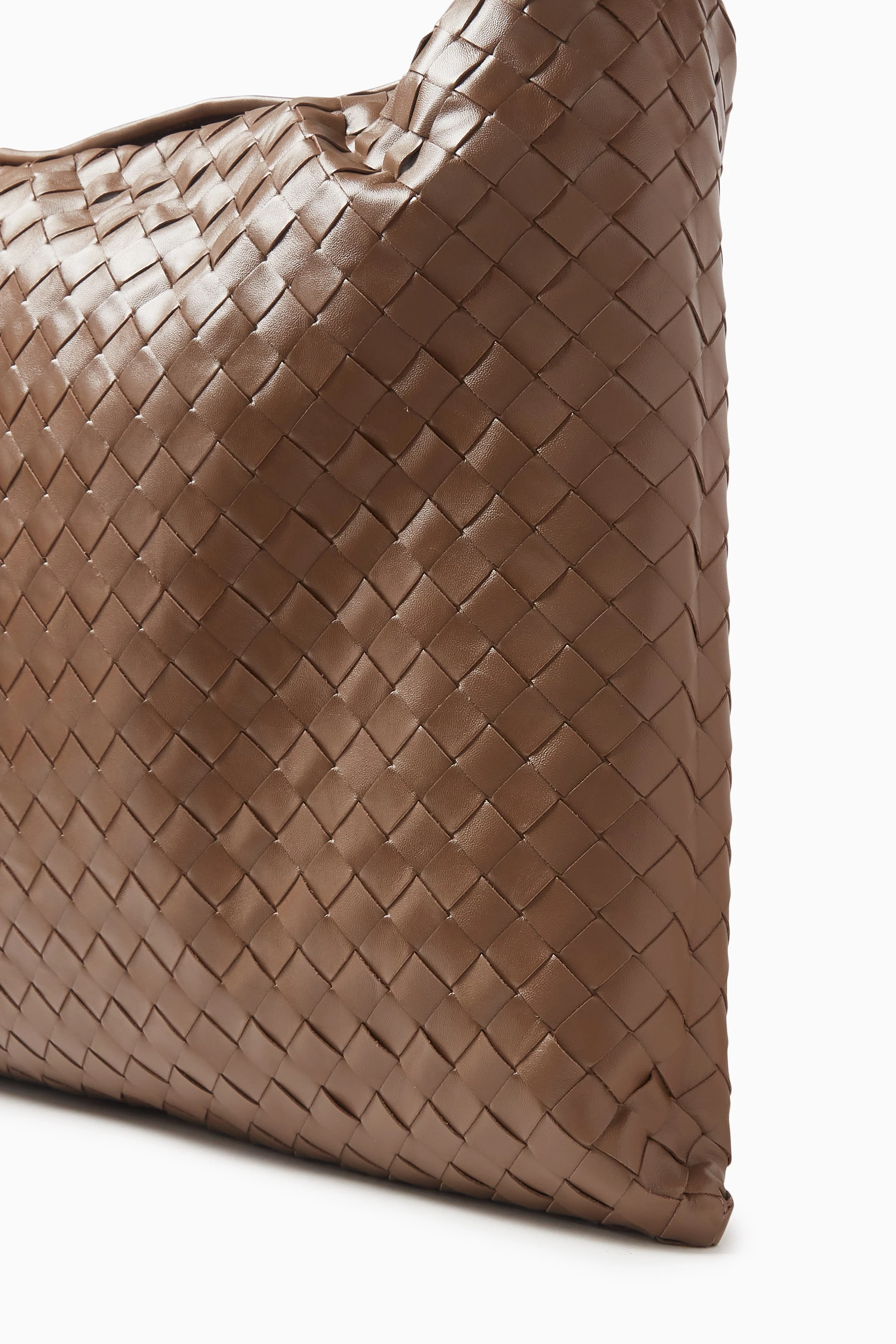 Buy Bottega Veneta Brown Large Hop Shoulder Bag in