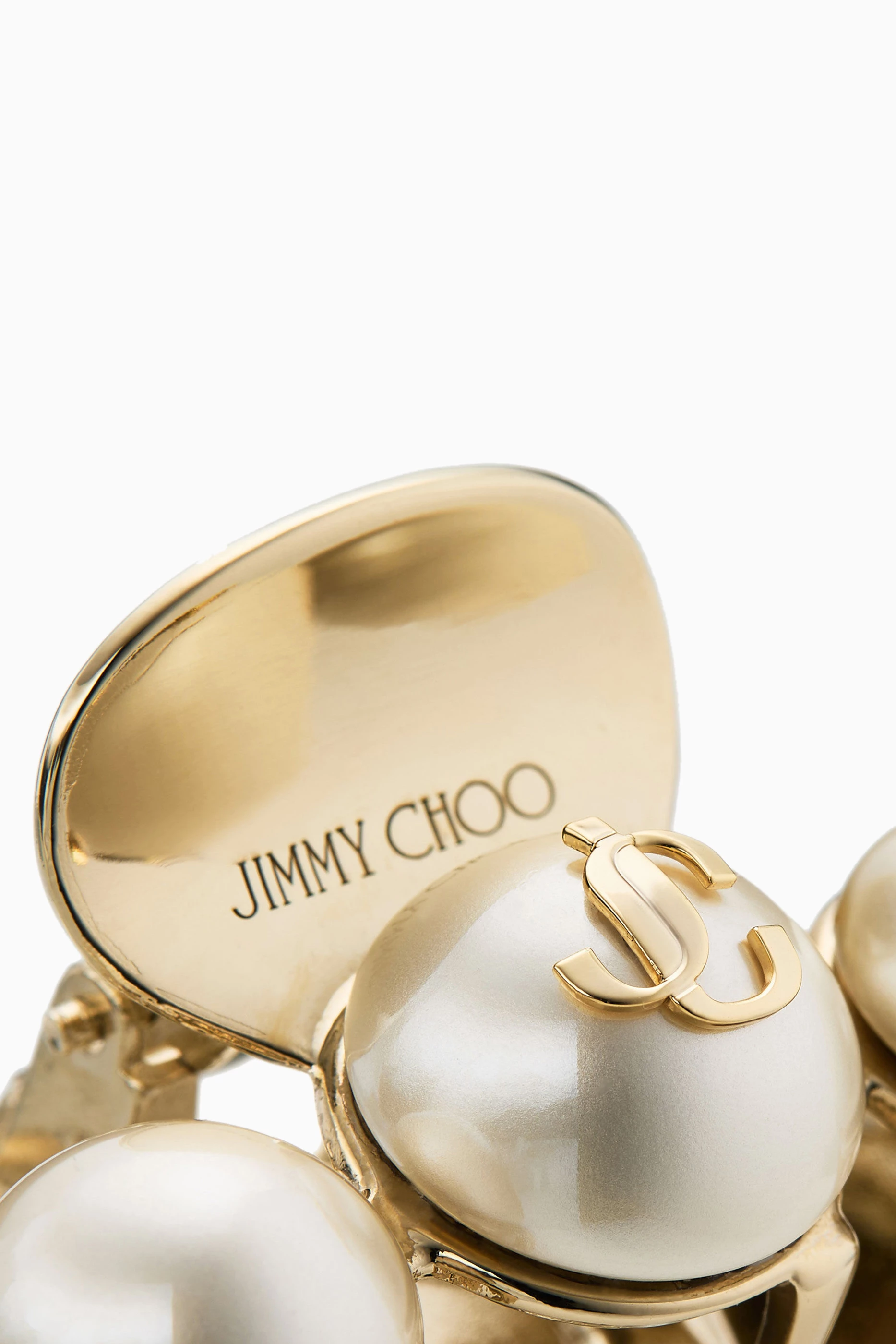 ヘアアクセサリー JIMMY CHOO extended white gold l hair clip ヘアアクセサリー JIMMY CHOO extended white gold l hair clip