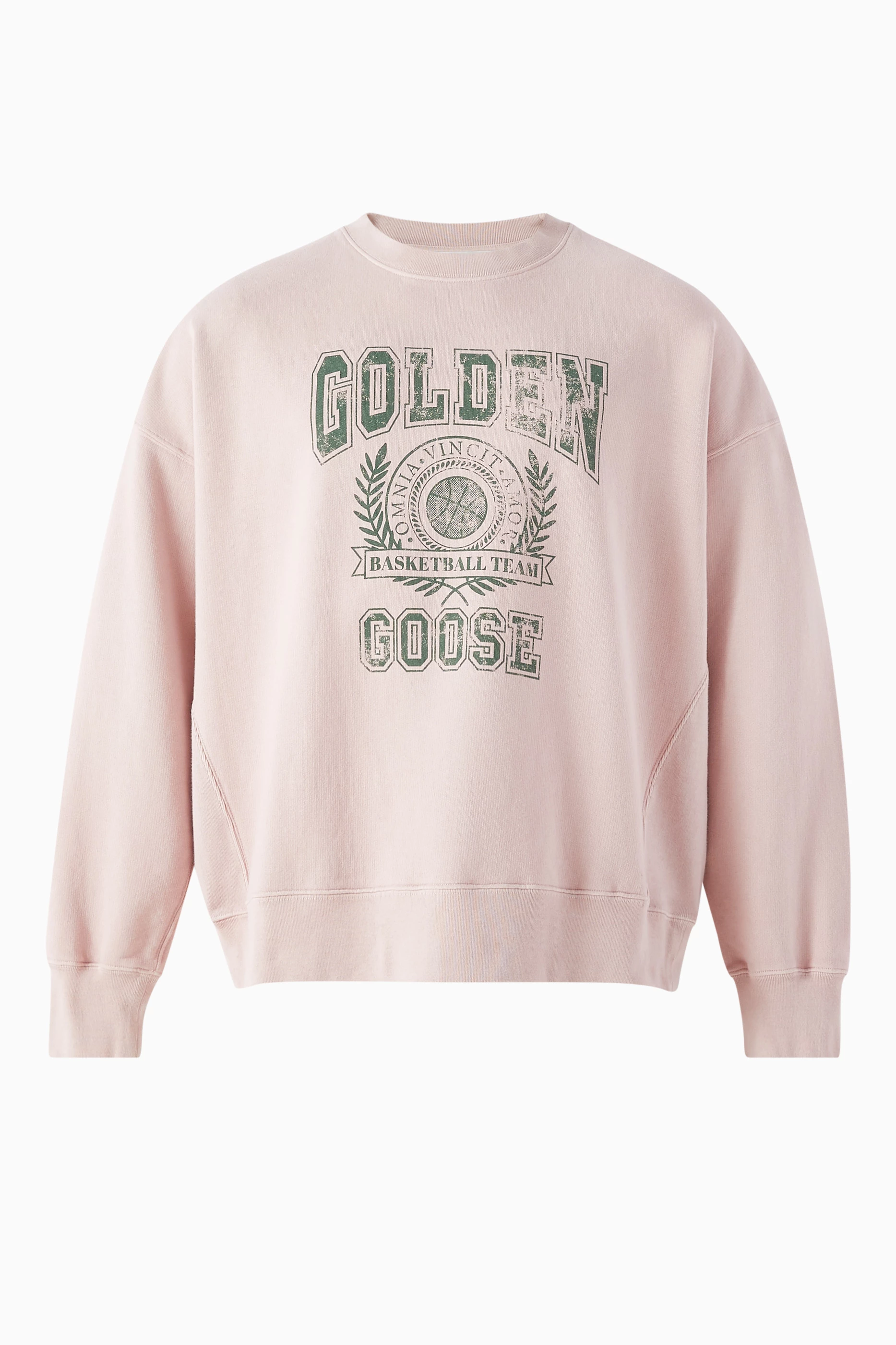 スウェット・トレーナー GOLDEN  'Nelson' sweatshirt Pink Buy GOLDEN GOOSE Pink Unisex Nelson Sweatshirt in Cotton For