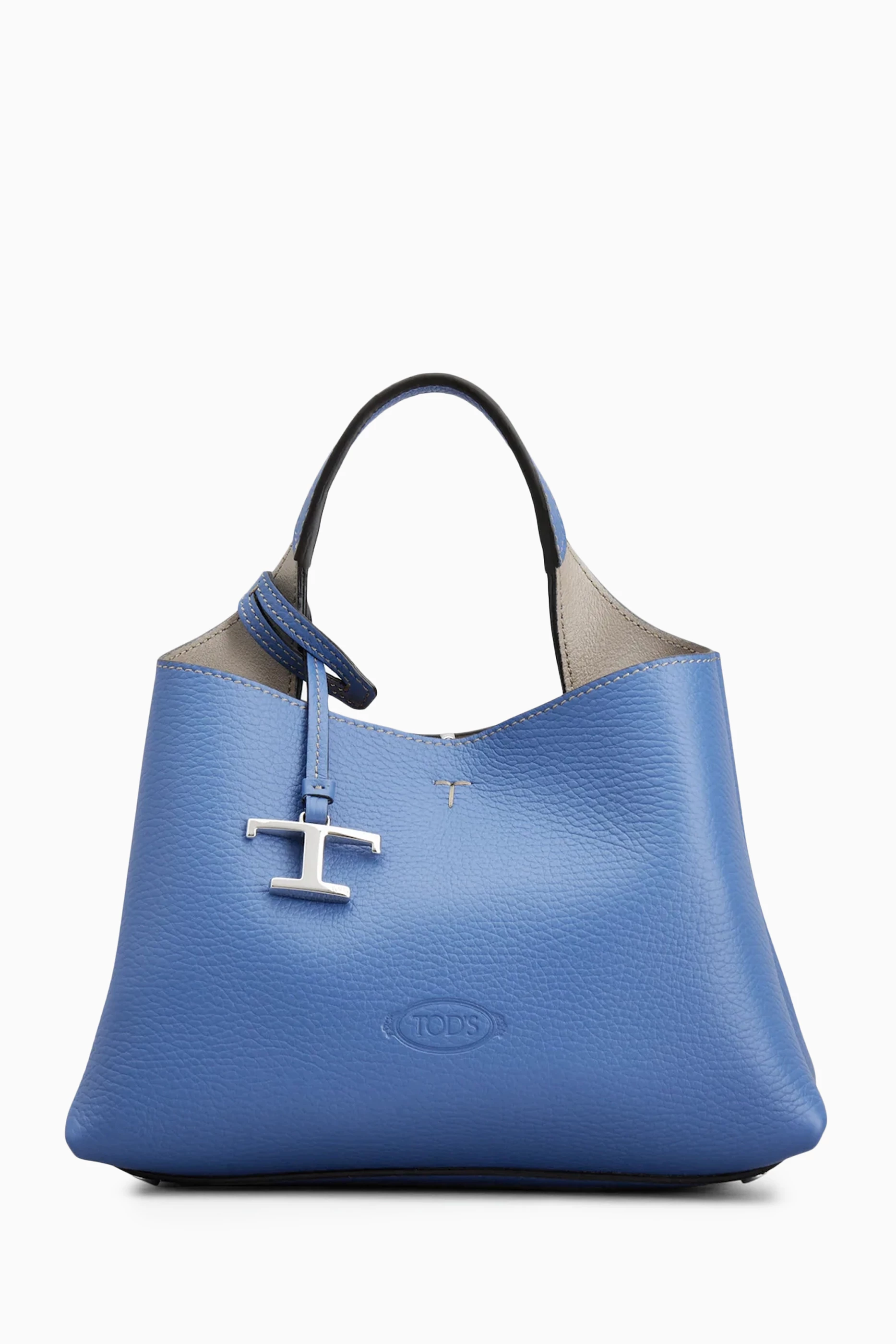 Buy Tod's Blue Micro Top-handle Bag in Leather For Women Online