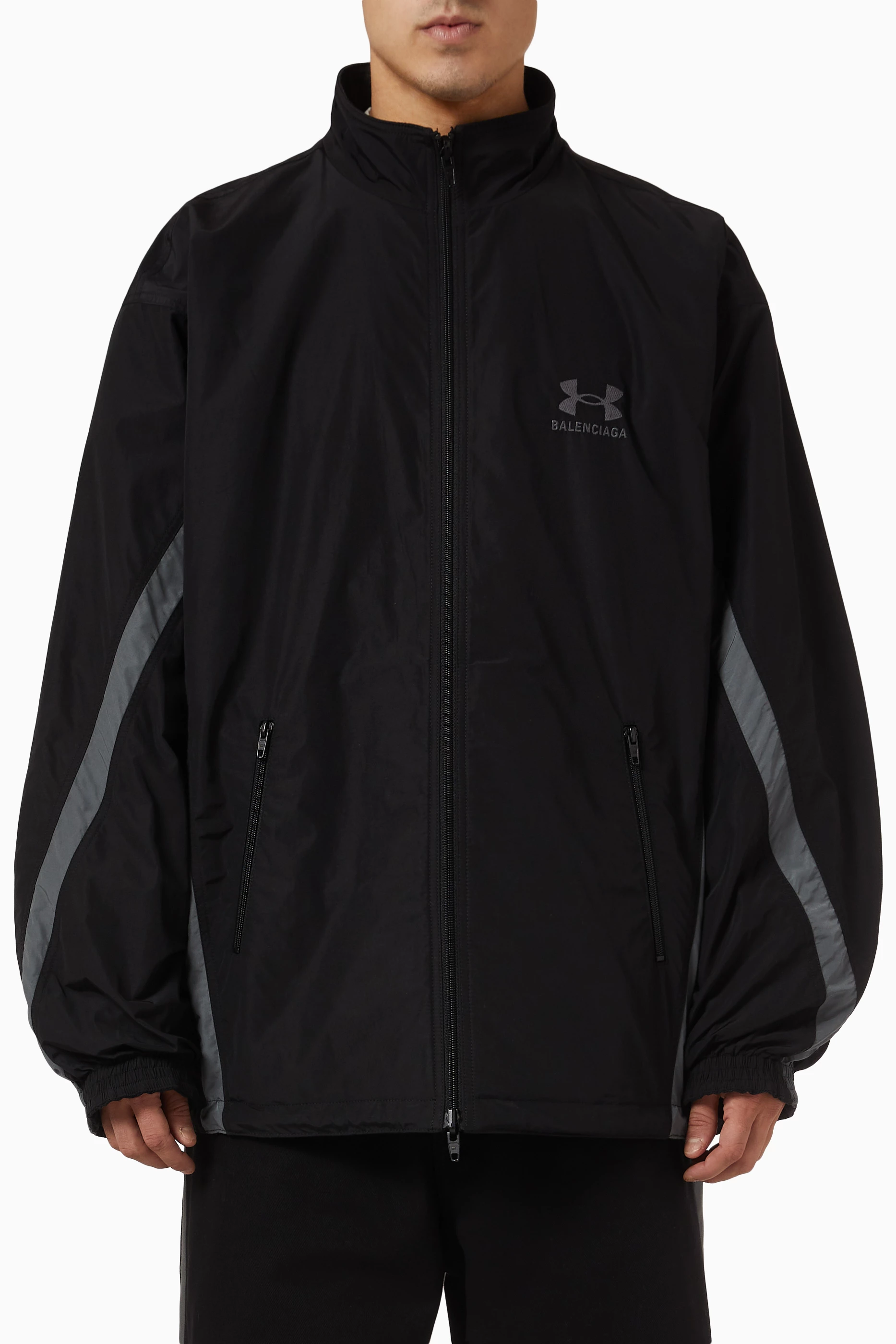 ジャケット Balenciaga Stretch Nylon Balenciaga X Under Armour Jacket EKJ261_in_l.jpg