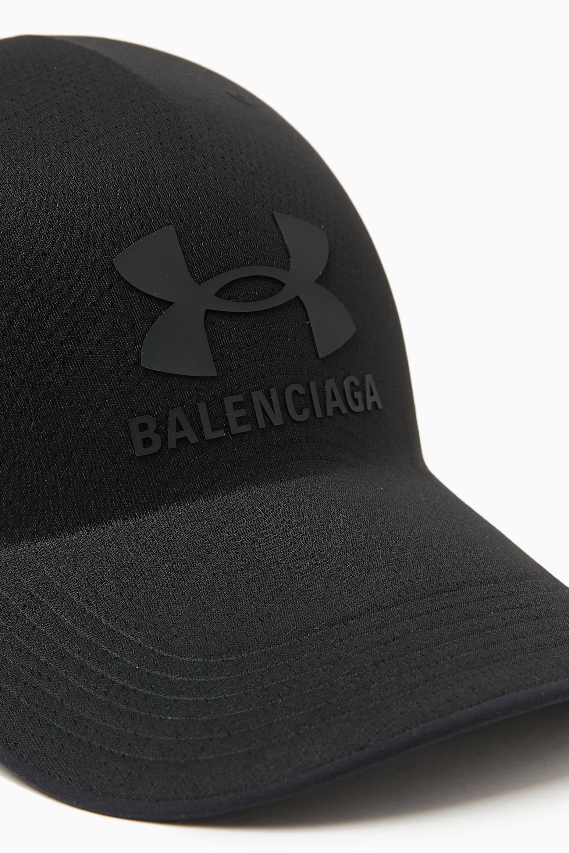 Buy Balenciaga Black x Under Armour® Molded Cap in Nylon For UNISEX Online  | Ounass Saudi