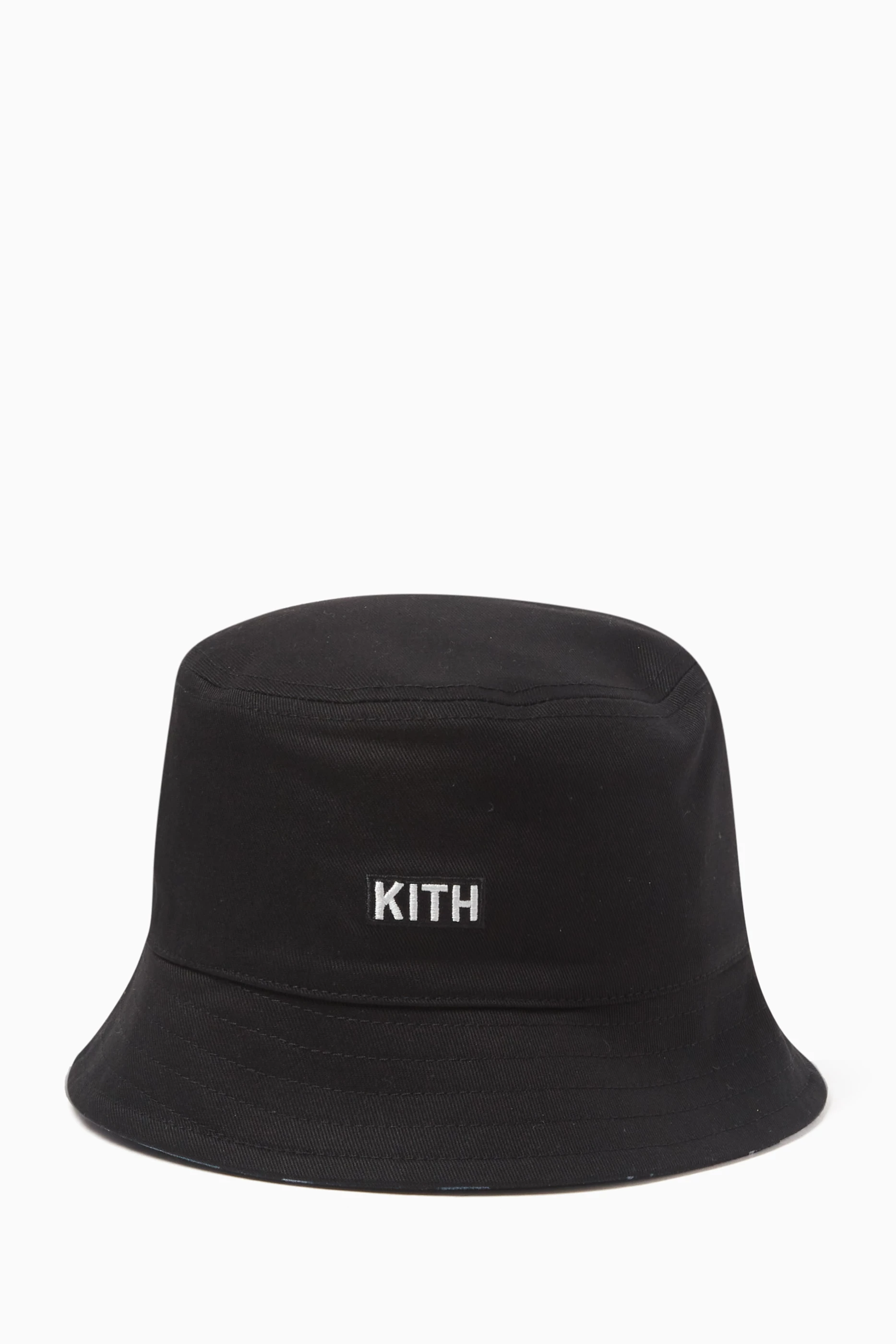 Buy Kith Black x Batman Reversible Bucket Hat in Cotton For Boys Online Ounass Saudi