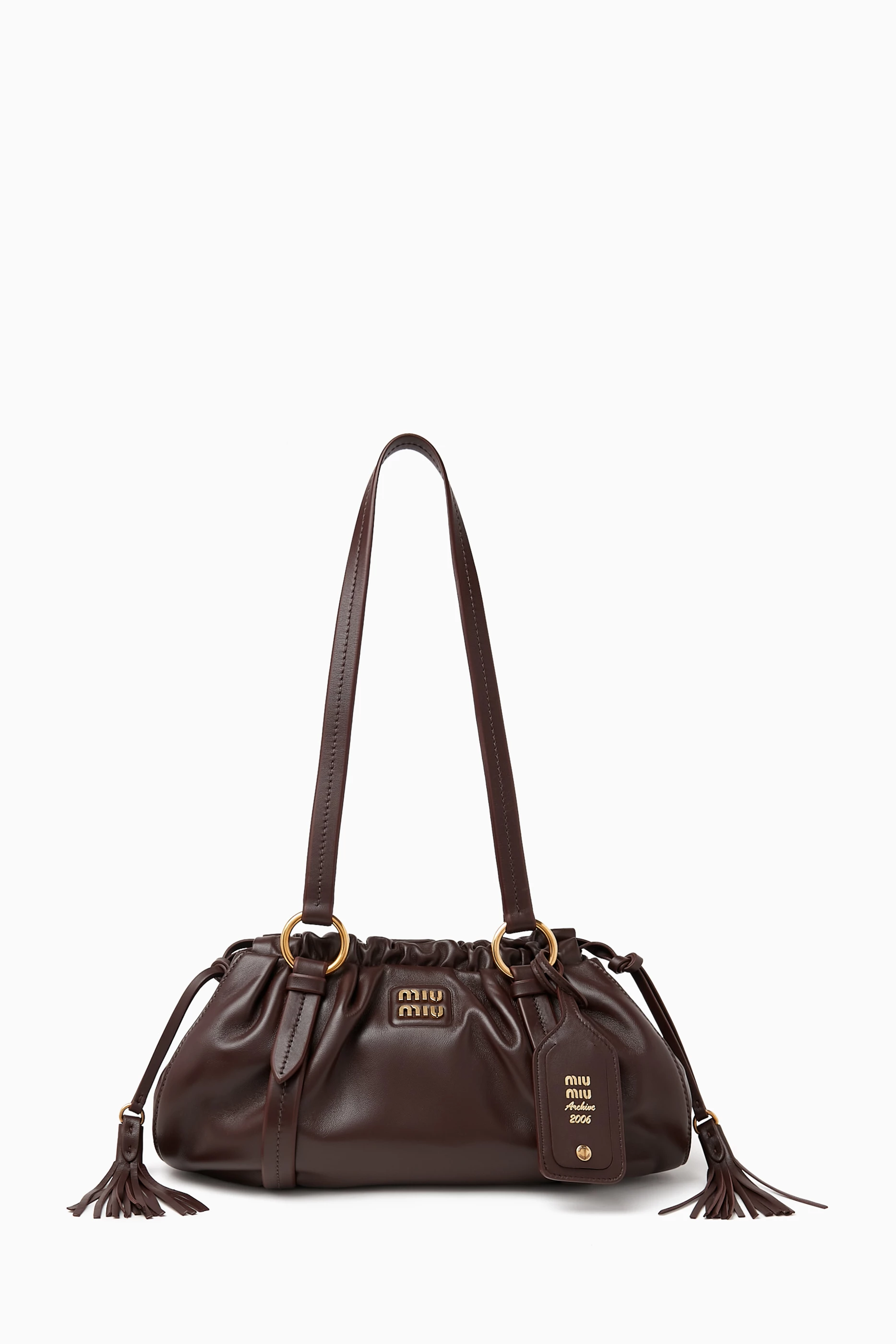 Miu Miu Archive Leather Shoulder Bag
