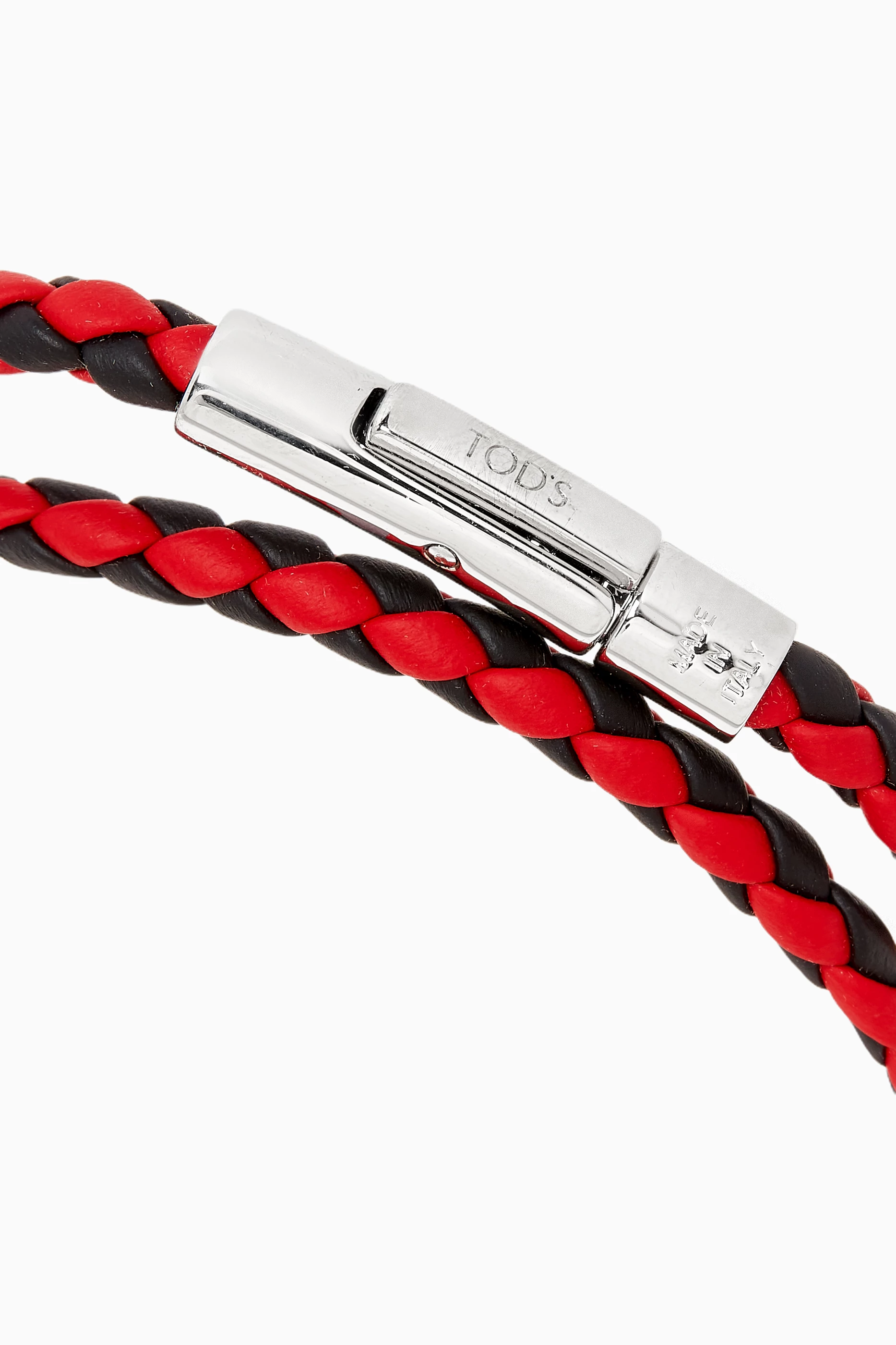 【送料&関税込】Tod's Mycolors Woven Bracelet Man BLUE MyColors Bracelet in Leather XEMB1900200FLRPZU801