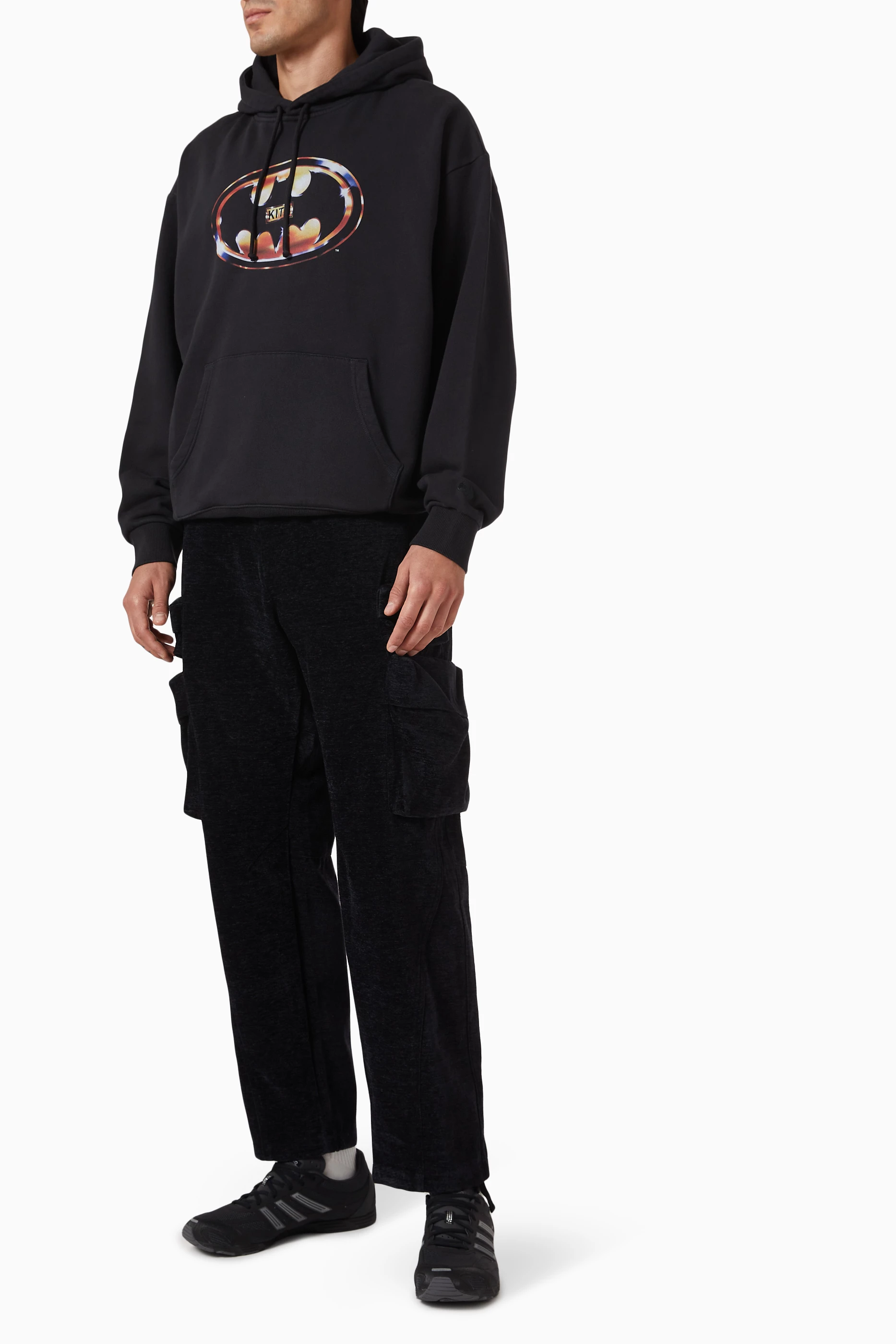 Buy Kith Black x Batman Logo Vintage Nelson Hoodie in Cotton For Men Online  | Ounass Saudi