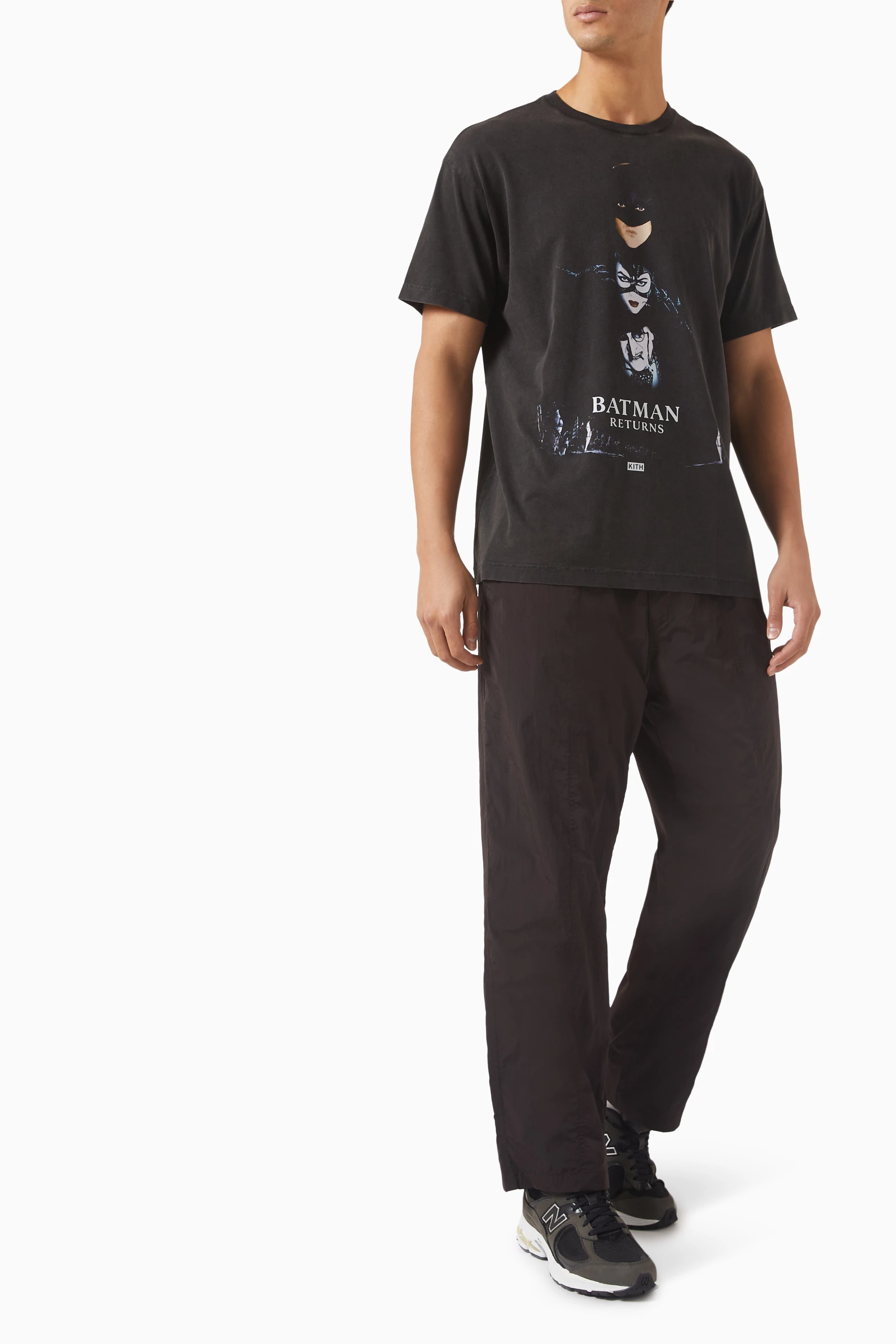 Buy Kith Black x Batman Returns Vintage T-shirt in Cotton