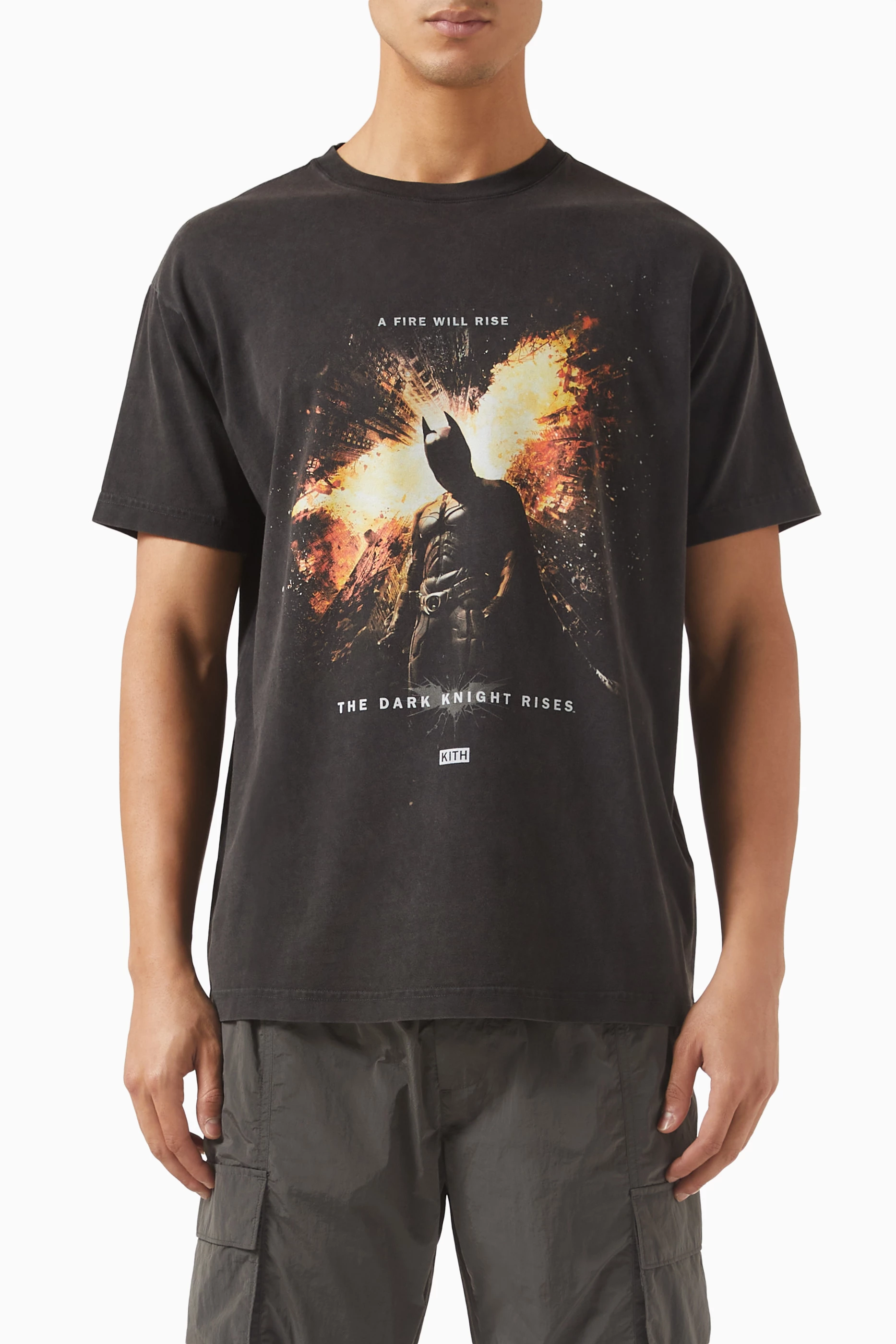 Buy Kith Black x Batman Dark Knight Rises Vintage T-shirt in