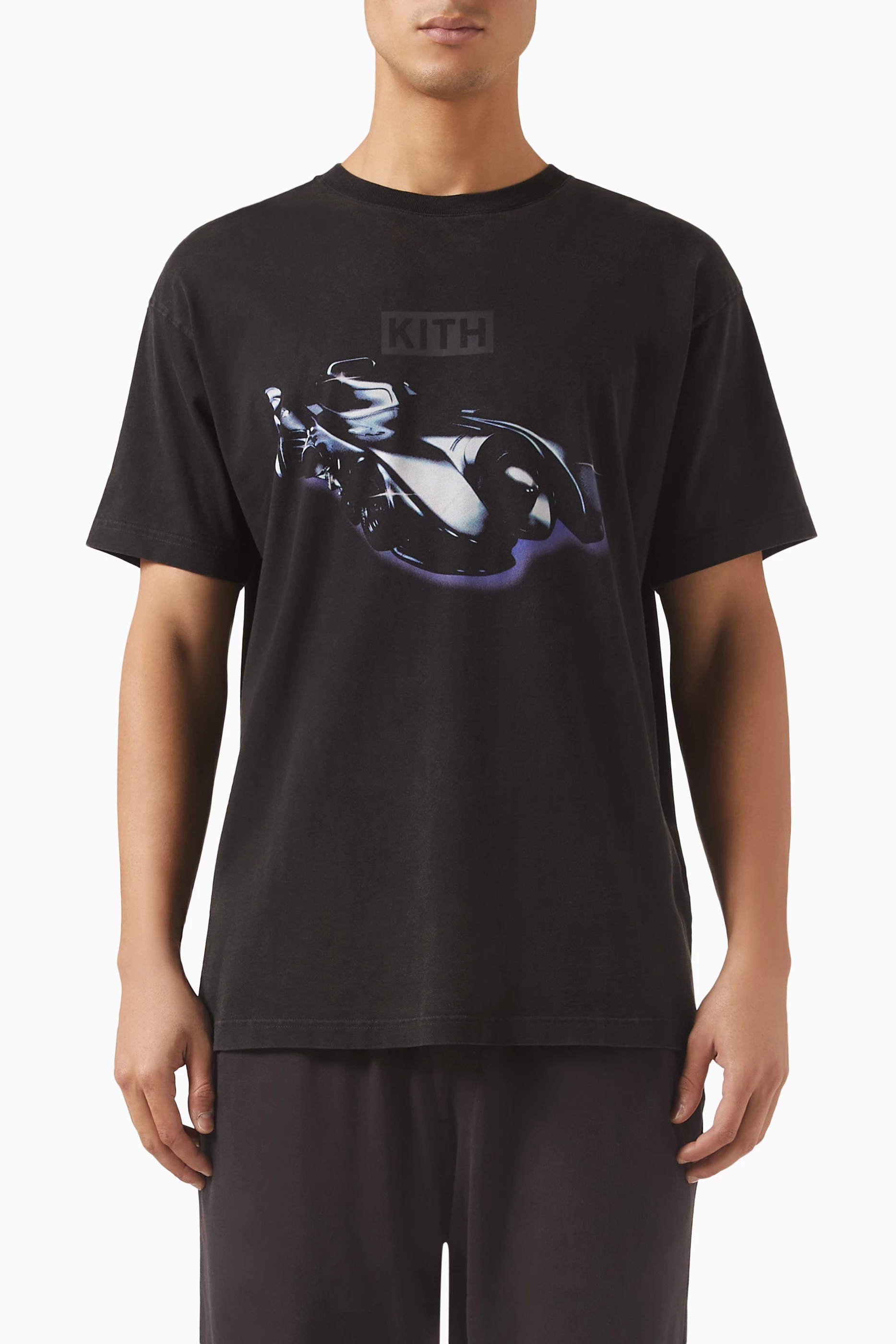Buy Kith Black x Batman Schematics Vintage T-shirt in Cotton