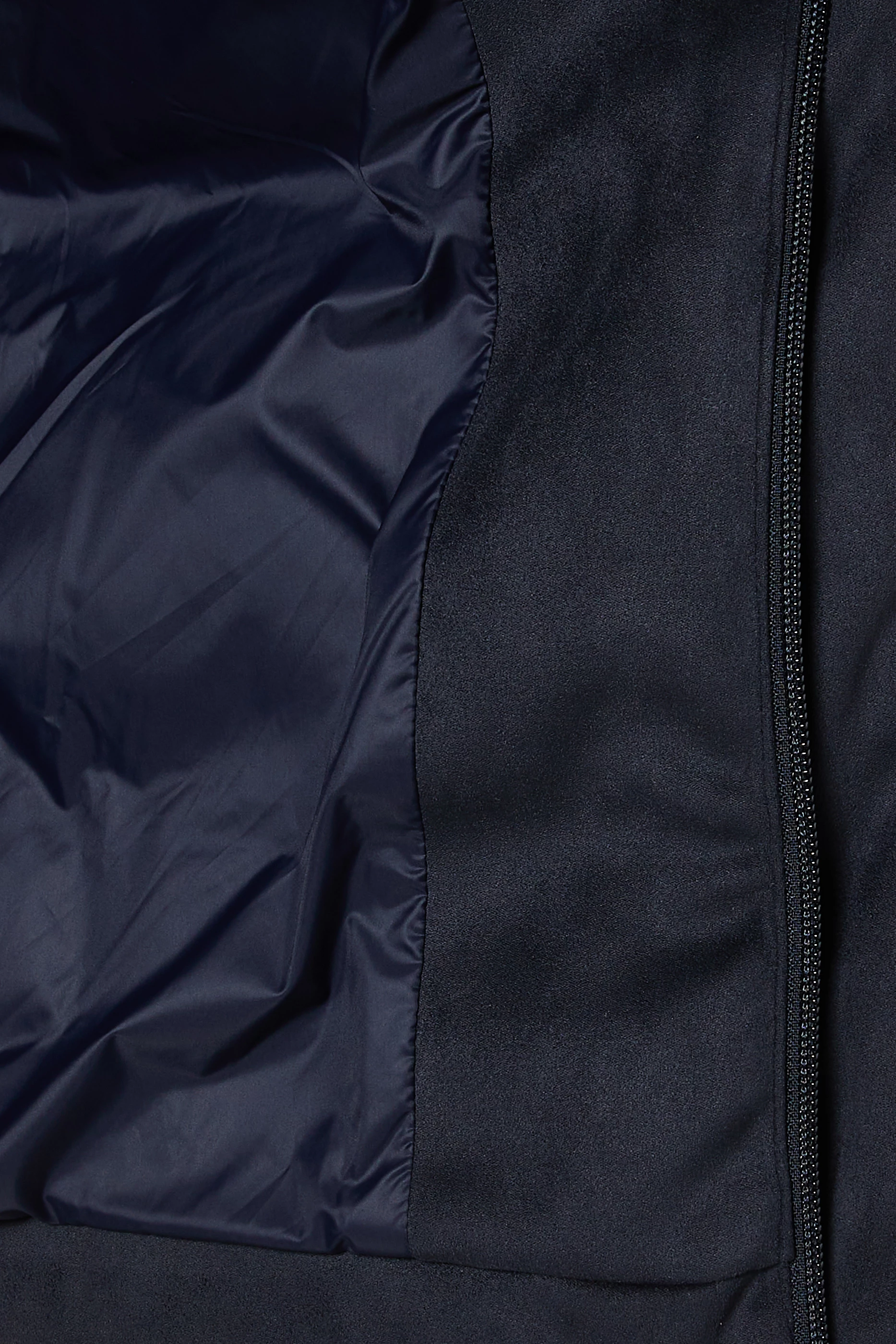 Buy Kith Blue Bonded Midi Vest in Microsuede For Men Online