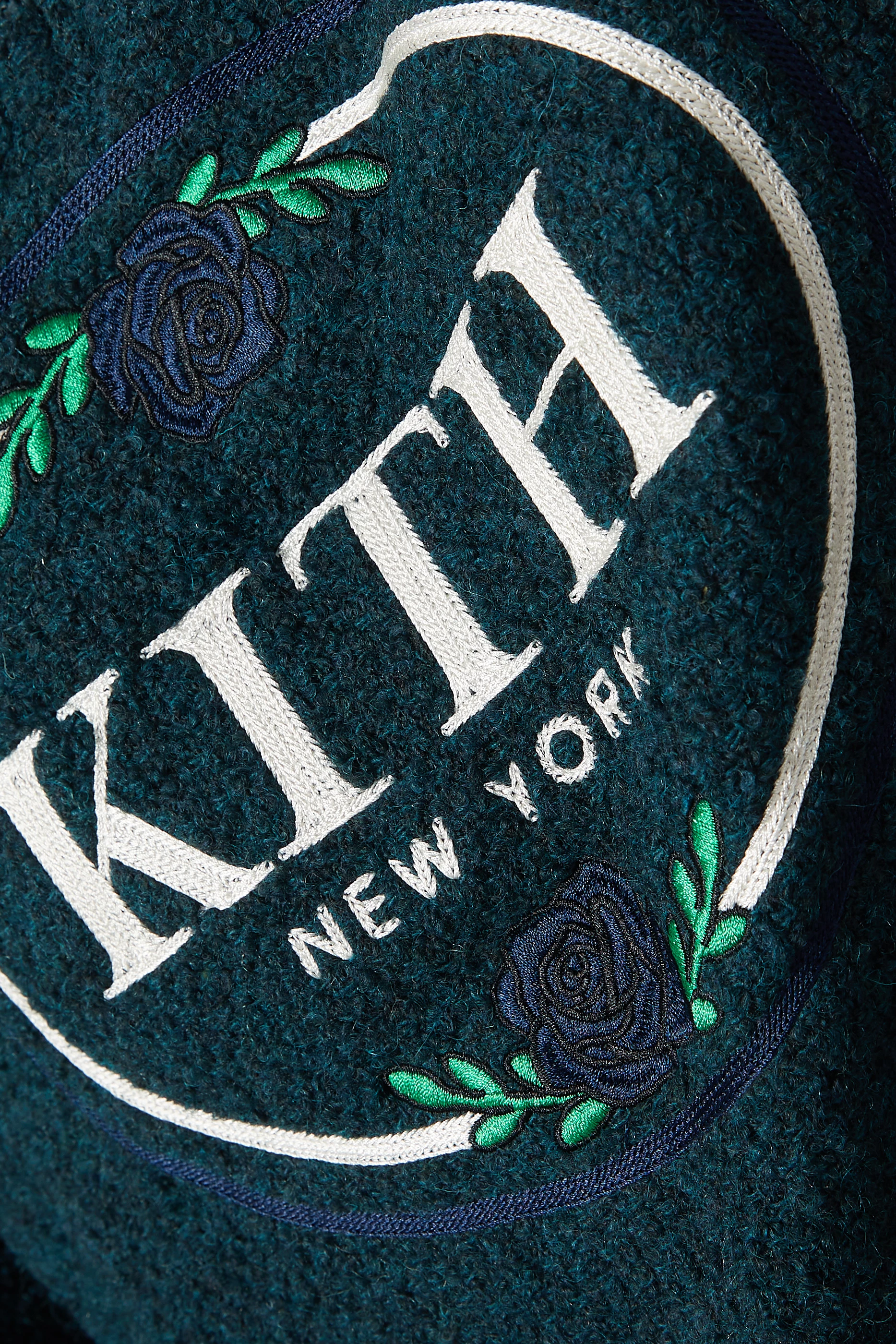 Buy Kith Green Eric Quarter Zip Pullover Sweatshirt in Tweed For