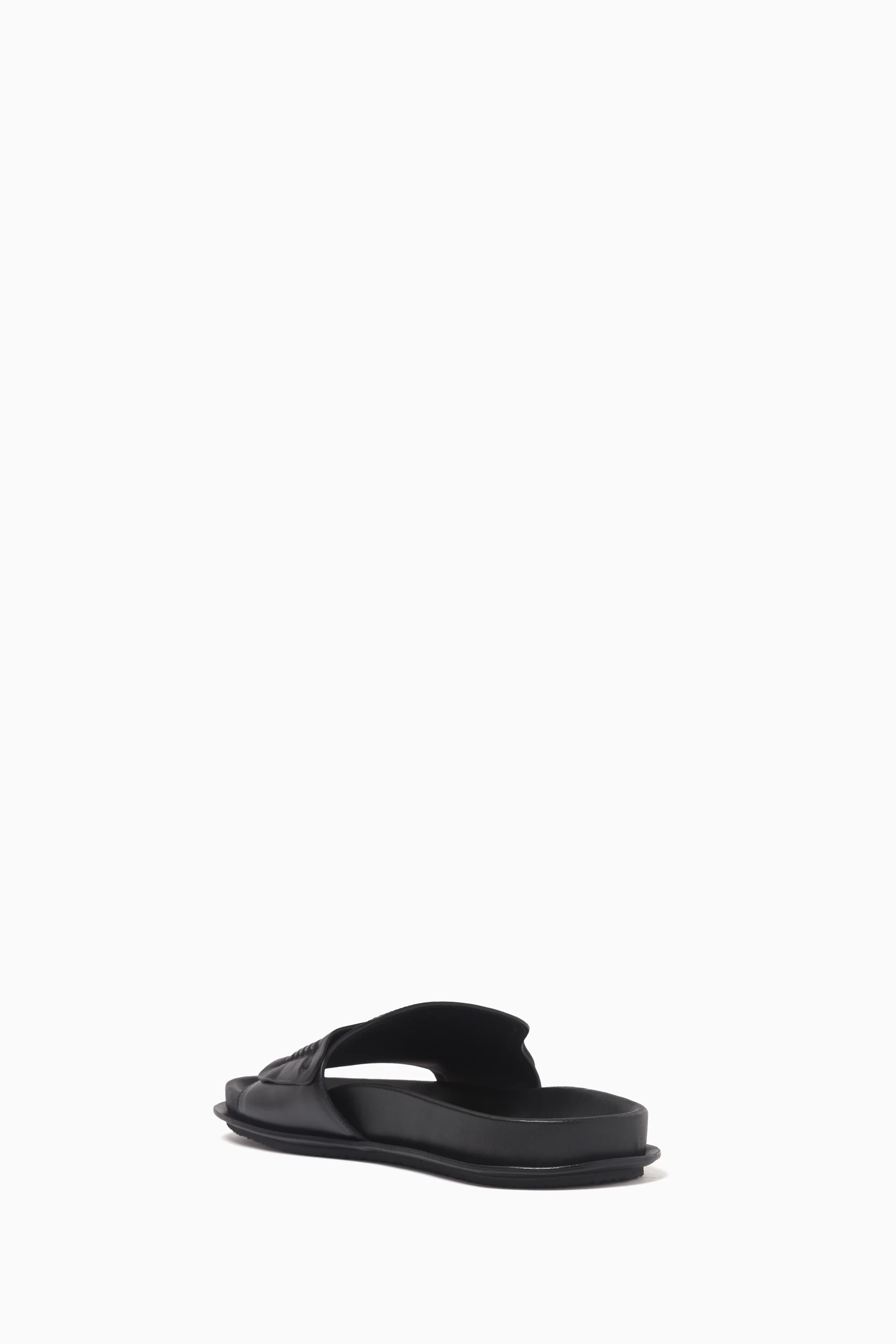 Jacquemus ジャックムス Leather Mocassin Sandal ブラック 29353151_58400110_600.jpg