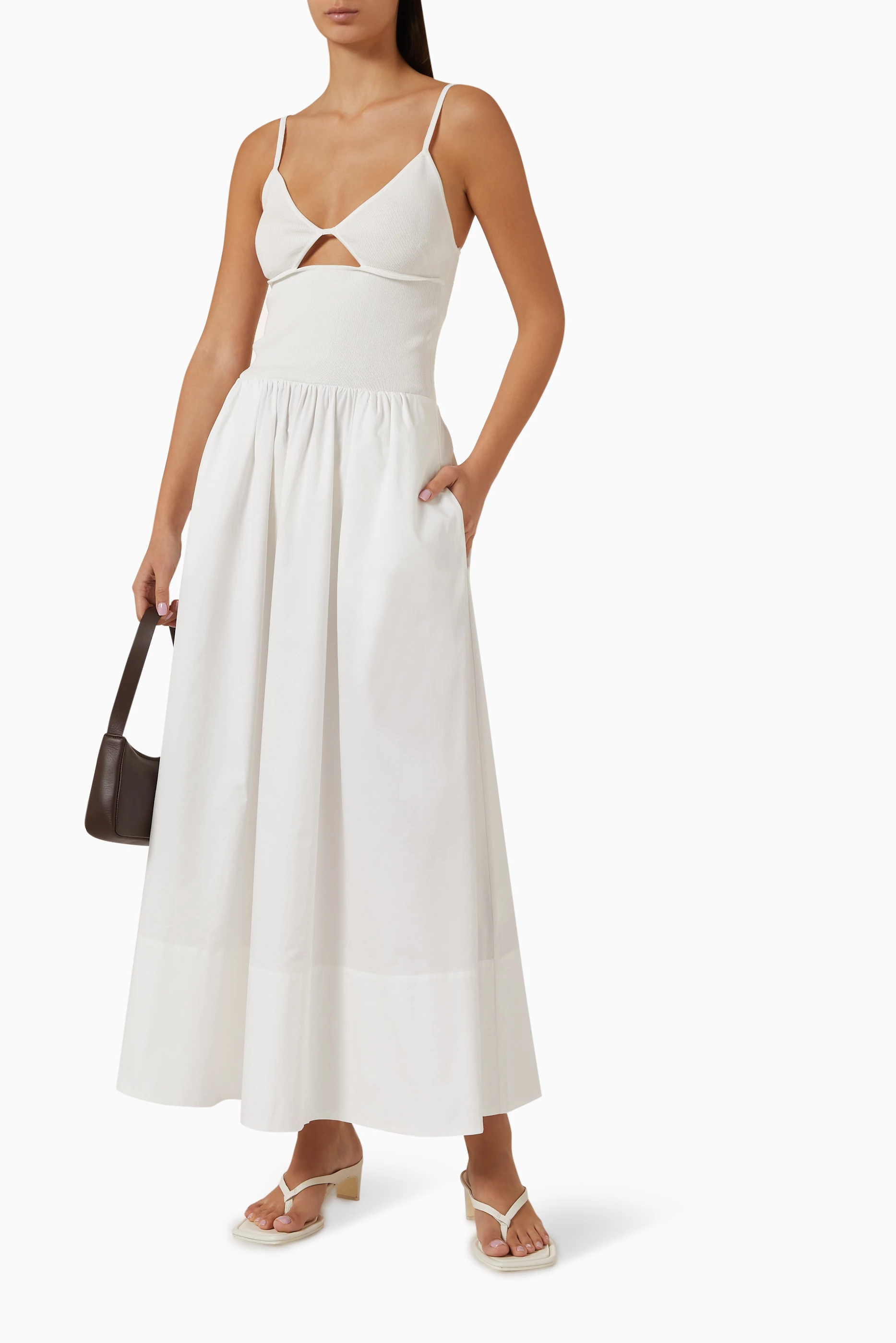 st agni knit cami dress Buy White Maxi in For Women Online custom gown
