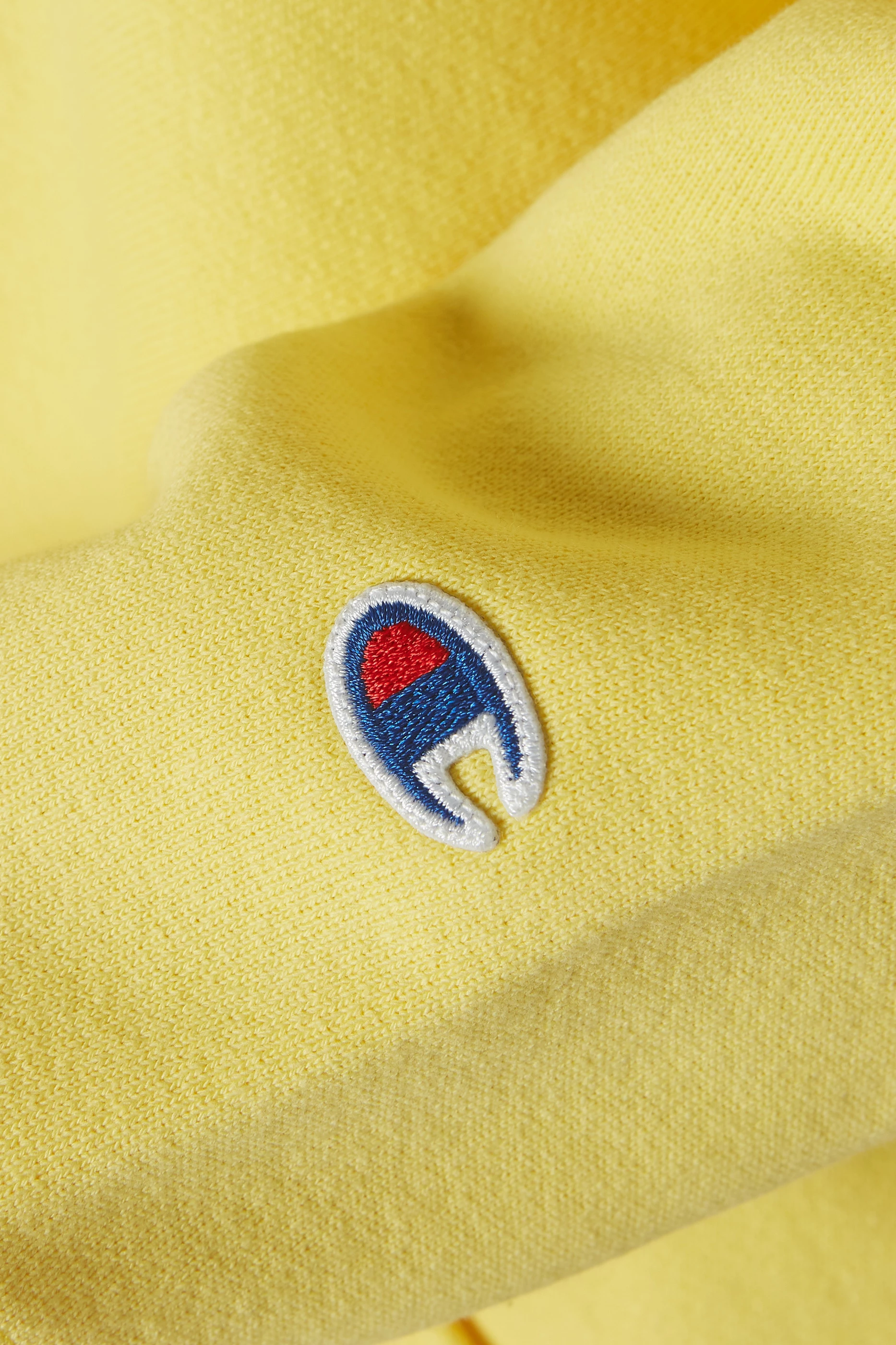 Buy Champion Yellow Reverse Weave Hoodie in Cotton blend For Men Online Ounass Saudi