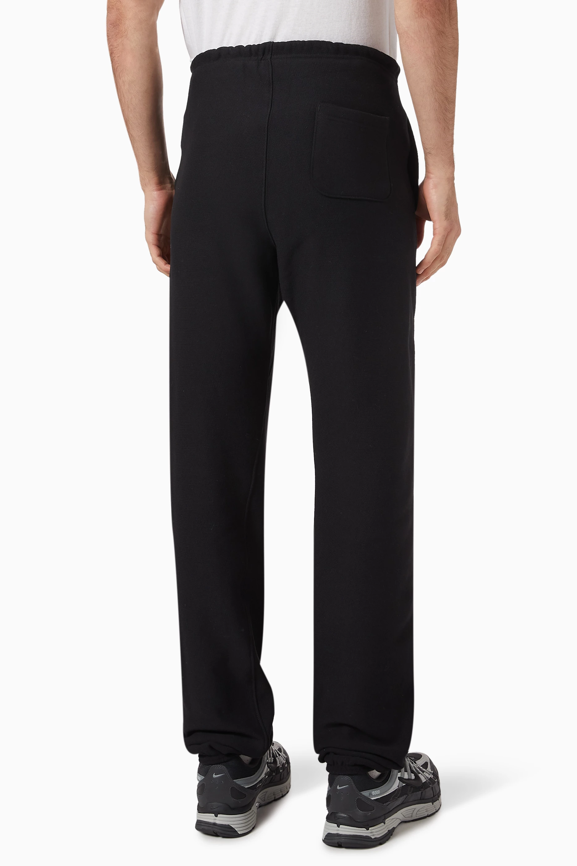 Buy Champion Black Reverse Weave Sweatpants in Cotton For Men Online Ounass Saudi