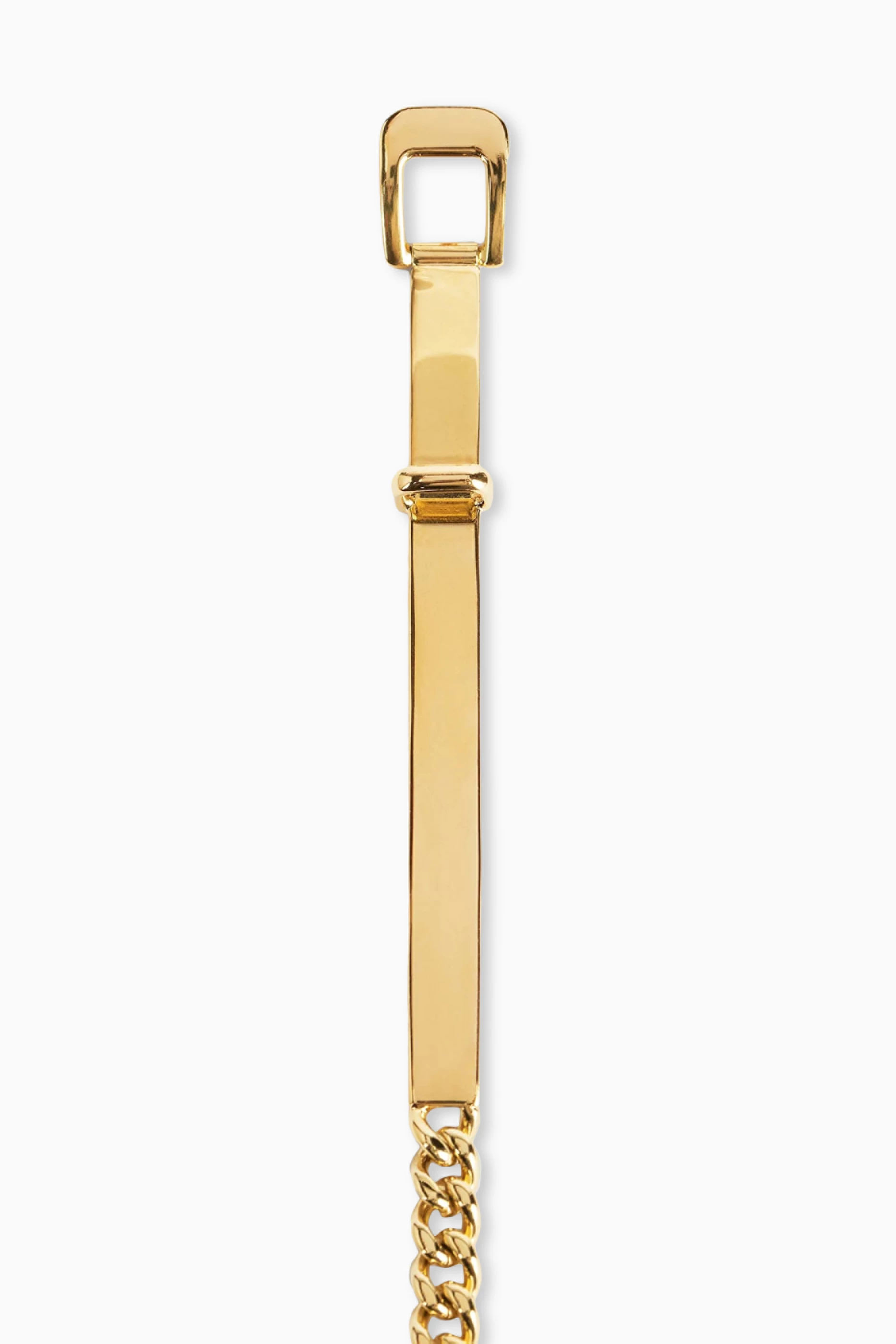 Toteme Gold Chain Link Belt with Adjustable Strap NWOT Hpmjz Chain Belt for Women Metal Waist Chain Chunky Belly  main image 4