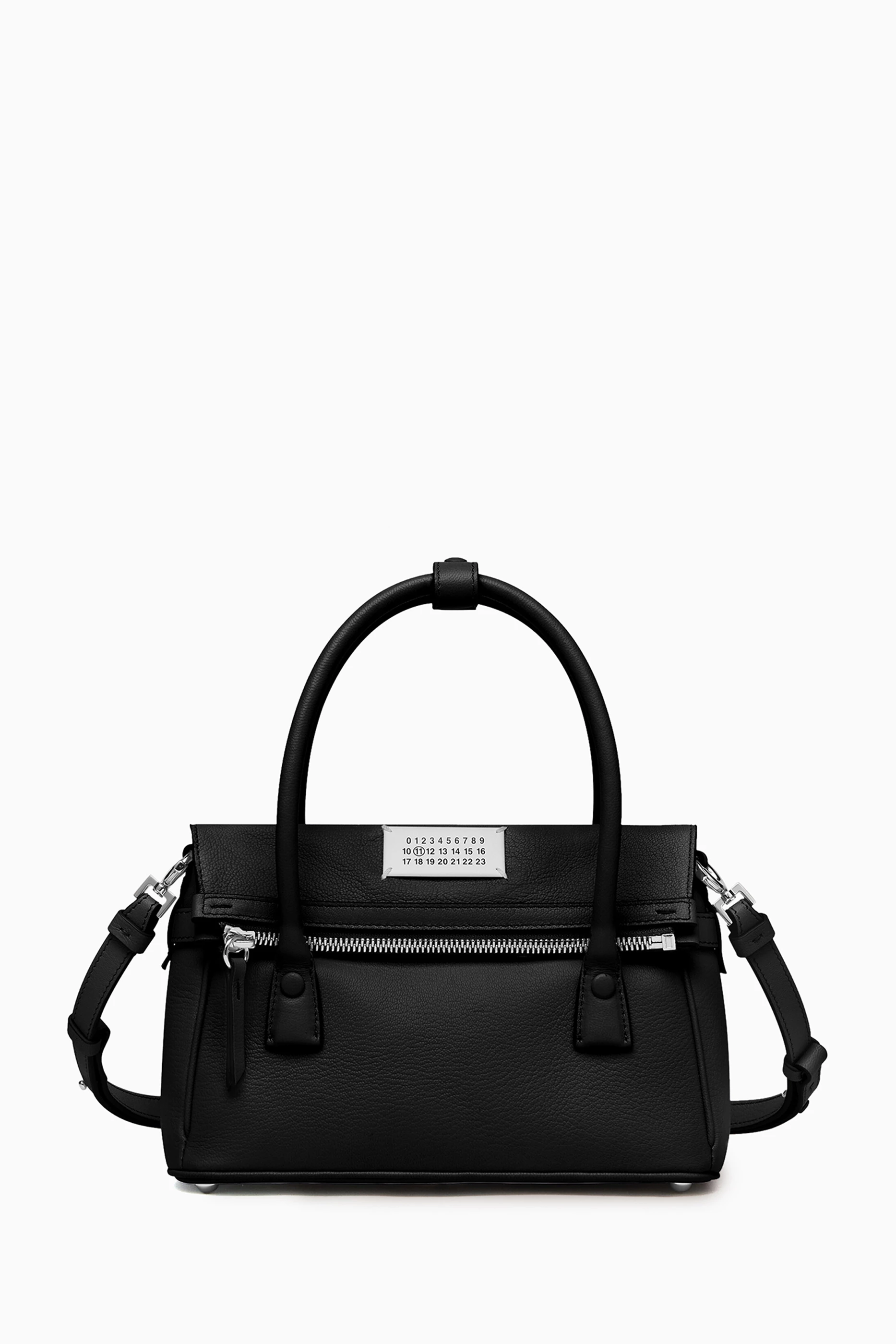 Buy Maison Margiela Black 5AC East West Handbag in Goat