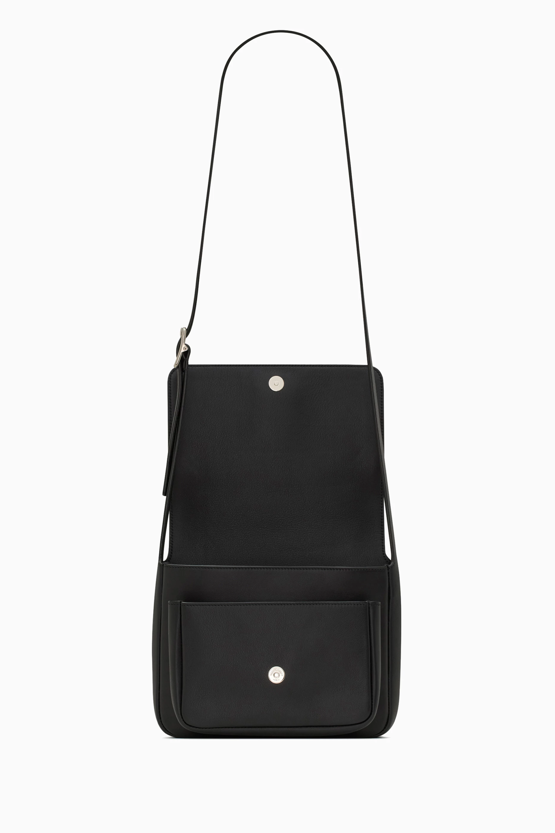 【関税&送料込】Saint Laurent Small Messenger Bag In Smooth Buy SAINT LAURENT Black Small Messenger Bag in Smooth