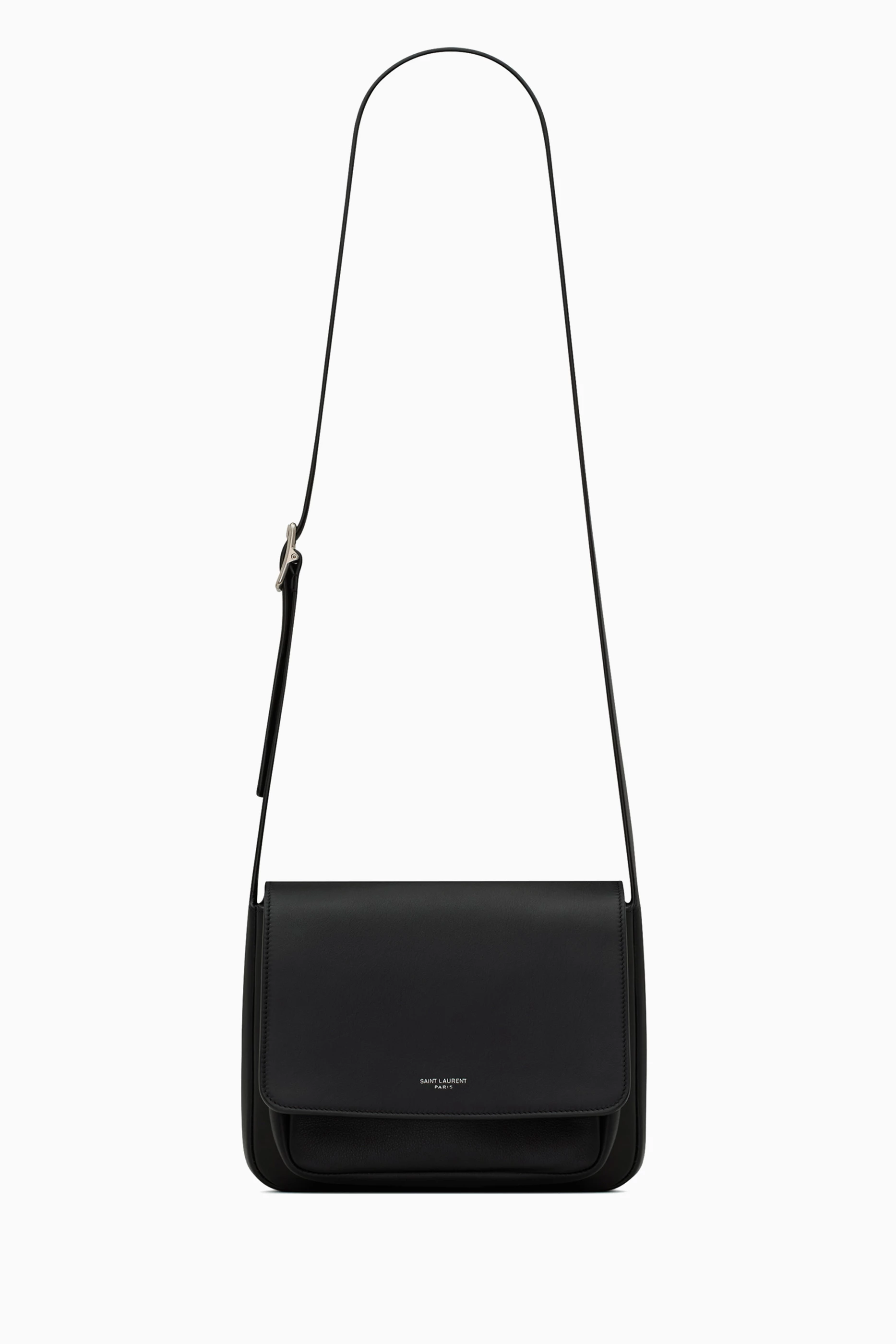 【関税&送料込】Saint Laurent Black Leather Small Messenger Niki Small leather messenger bag in black - Saint Laurent