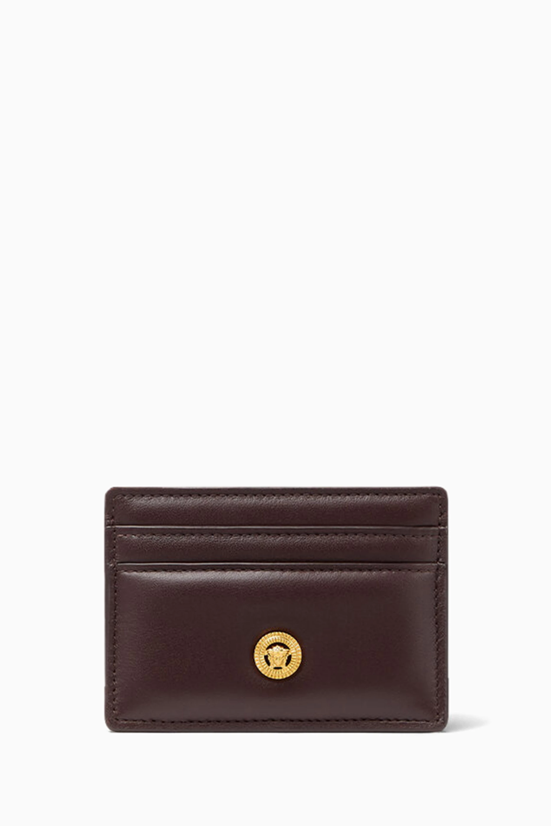 Buy Versace Multicolour Medusa Biggie Card Holder in Leather For