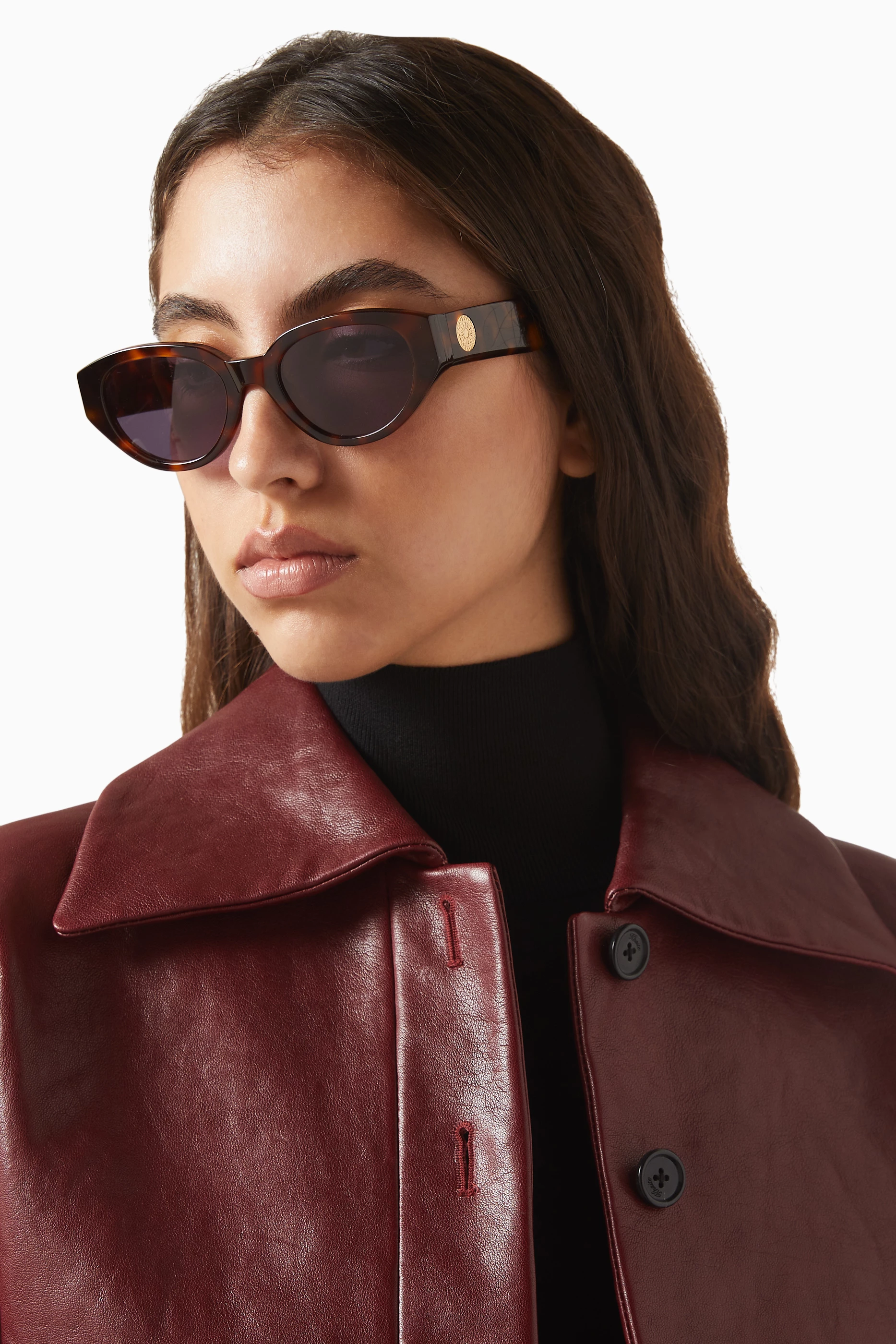 JIMMY FAIRLY　MELI ICONS サングラス Buy Jimmy Fairly Brown Meli Icons Sunglasses in Acetate For Men