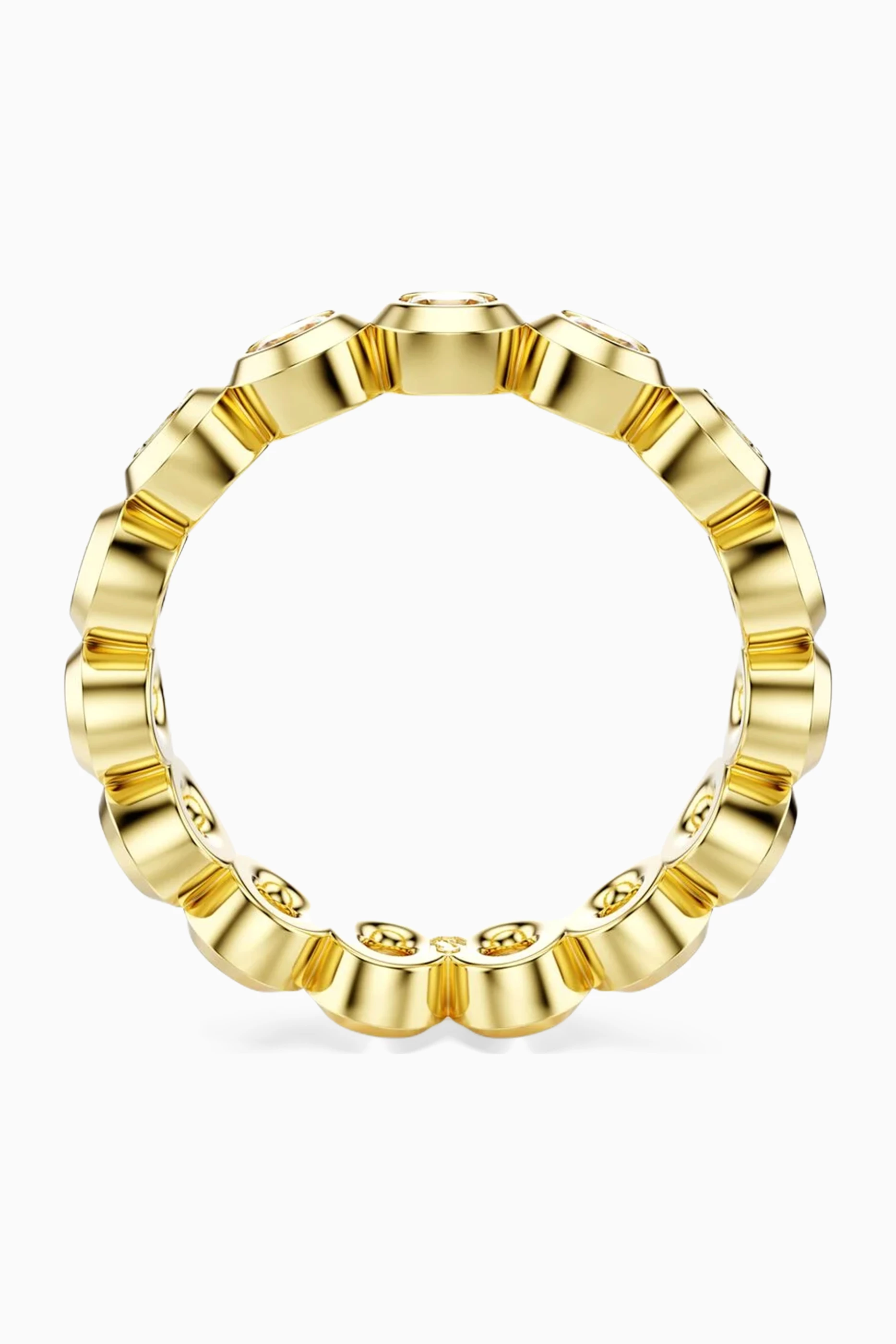 アクセサリー SWAROVSKI Imber ring zirconia gold tone Imber ring, Round cut, White, Gold-tone plated | Swarovski