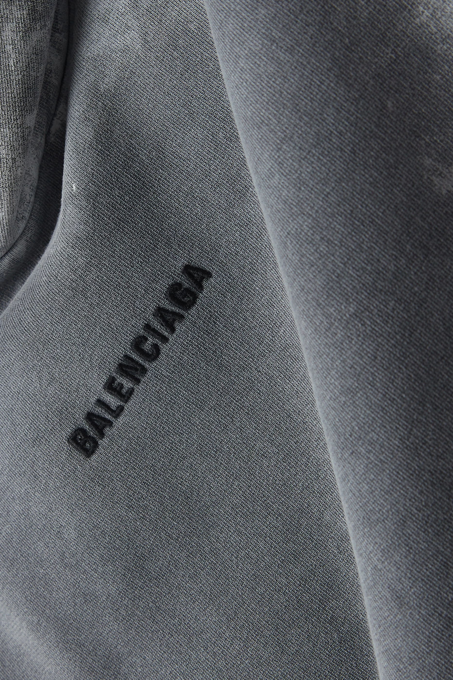 balenciaga ブラック スウェット ARQUETYPE Balenciaga: Black Key Crest Molleton Archetype Zip-Up Hoodie