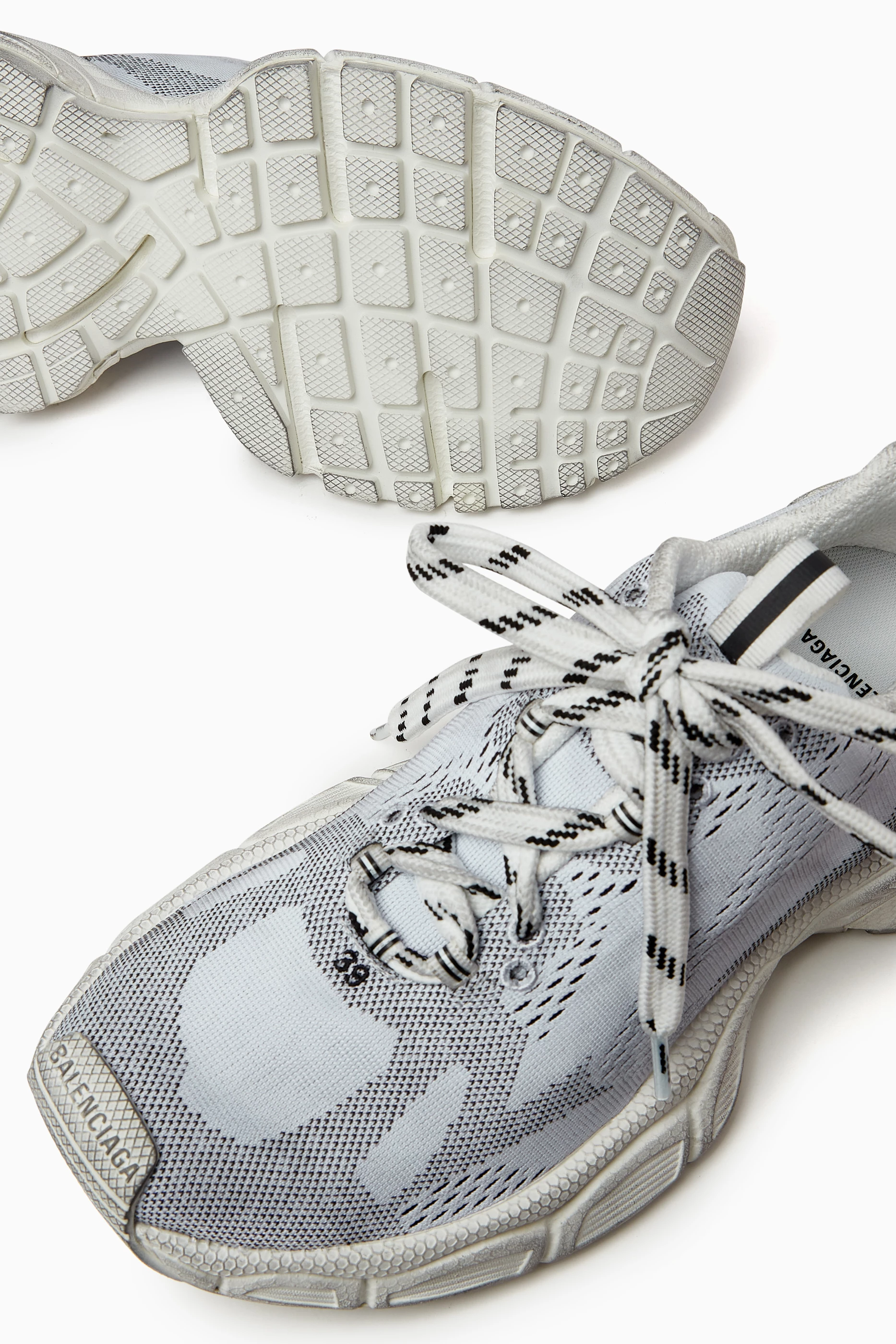 Buy Balenciaga White x Under Armour® 3XL Sneaker in Knit For