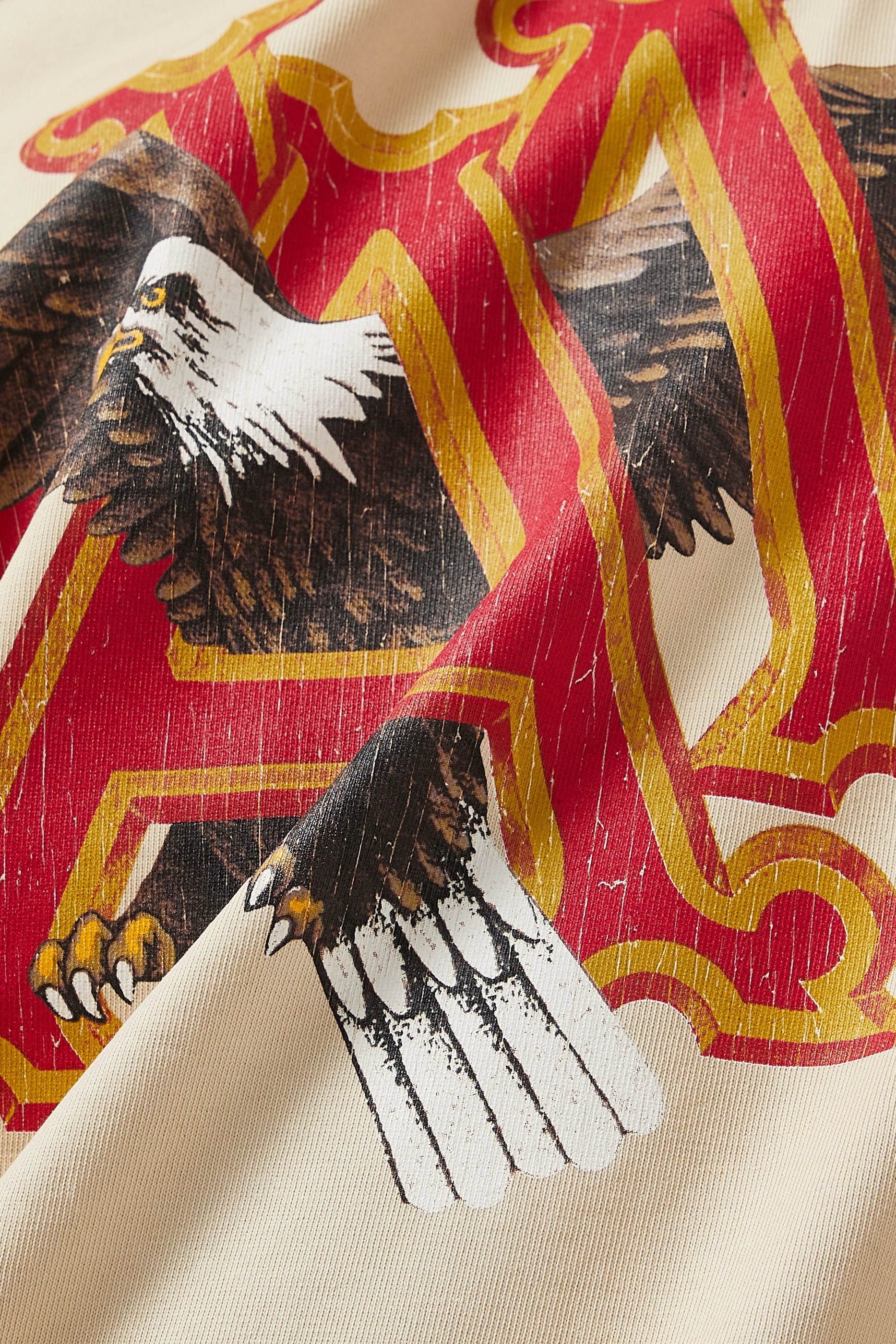 Buy Amiri Neutral Vintage MA Eagle Oversized T-shirt in
