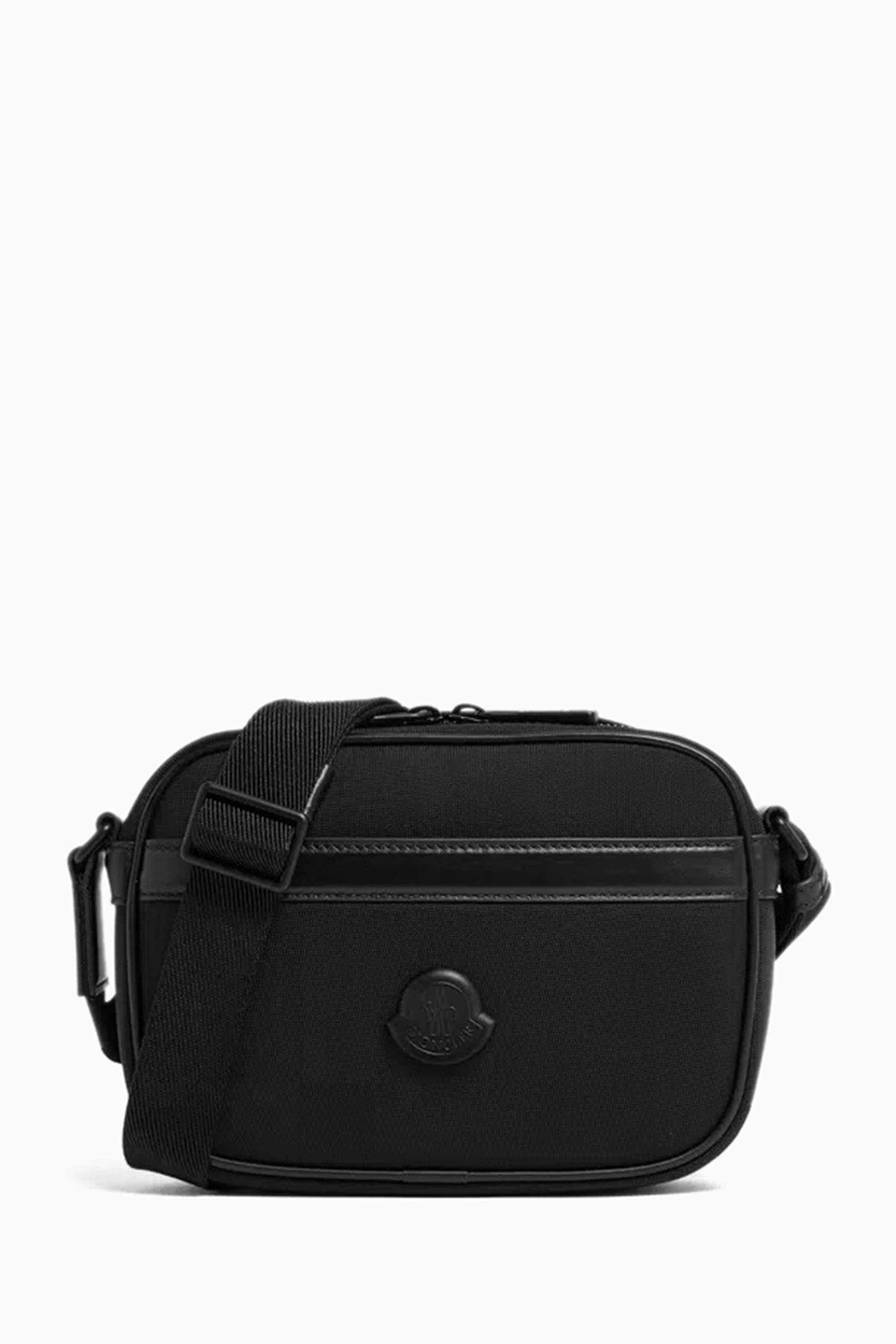 バッグ MONCLER 24AW VEAL CROSSBODY Bag Buy Moncler Black Pierrick Crossbody Bag in Nylon For Men Online