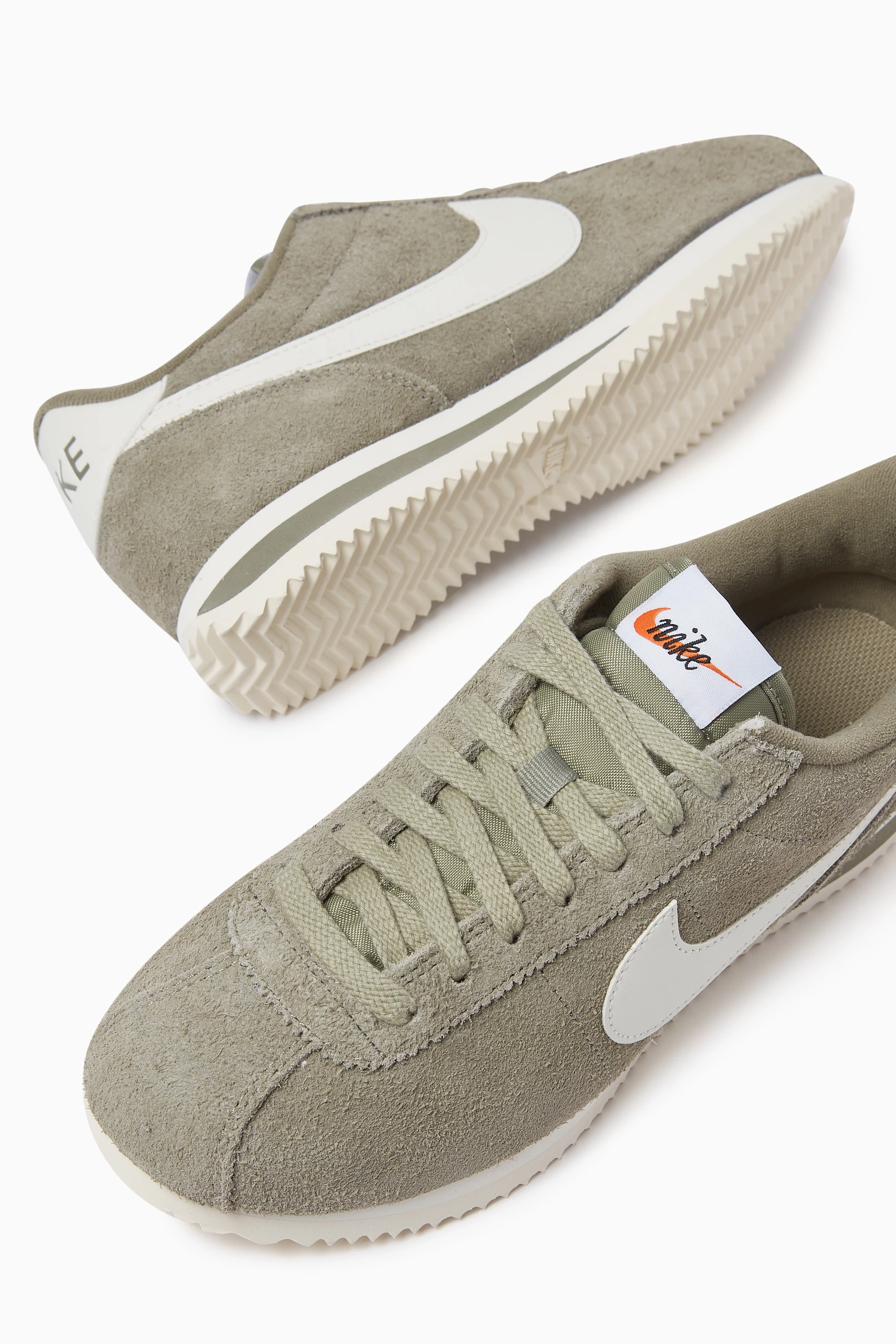 Nike cortez grey suede outlet