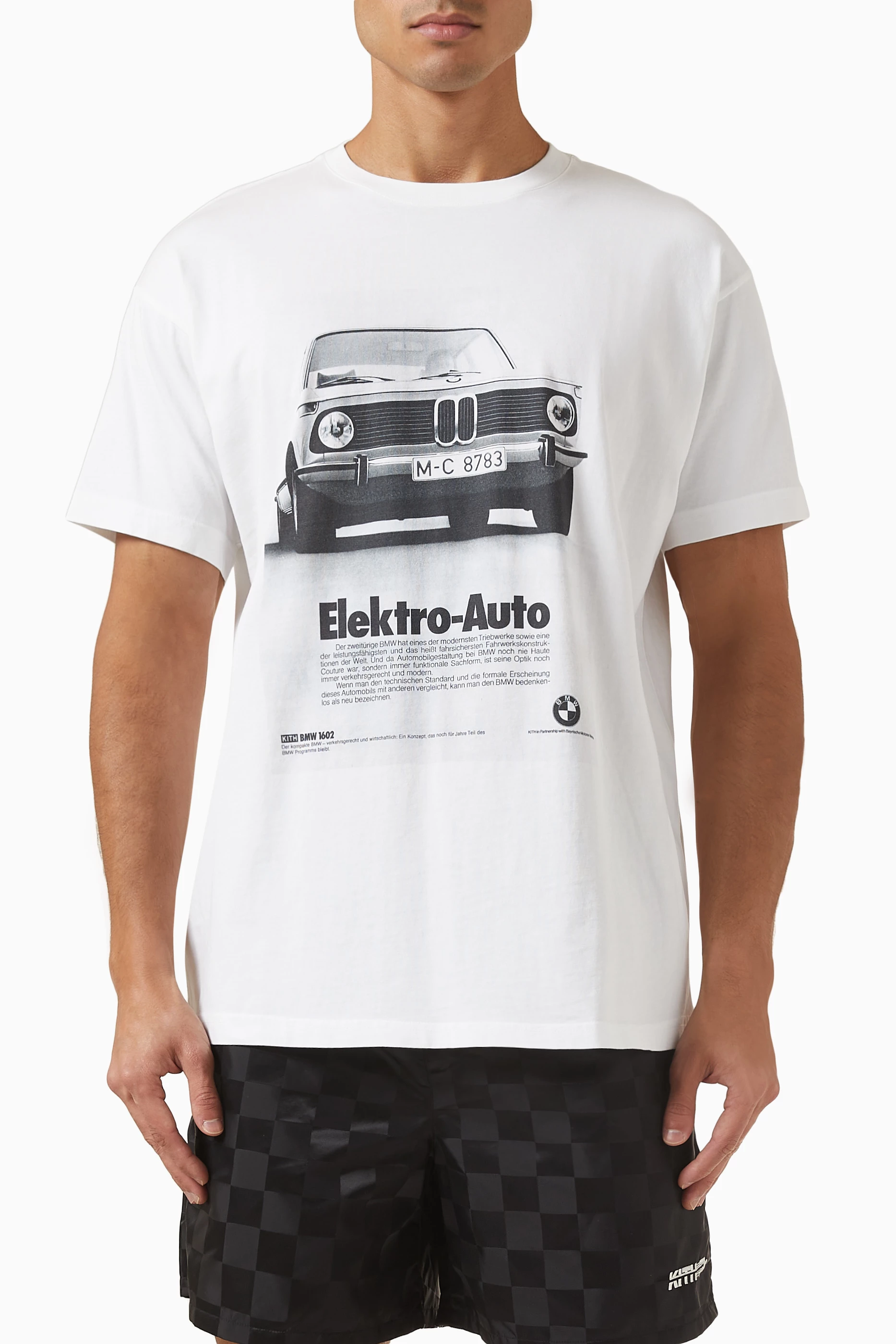 Buy Kith White x BMW Electro Auto Vintage T-shirt in Cotton