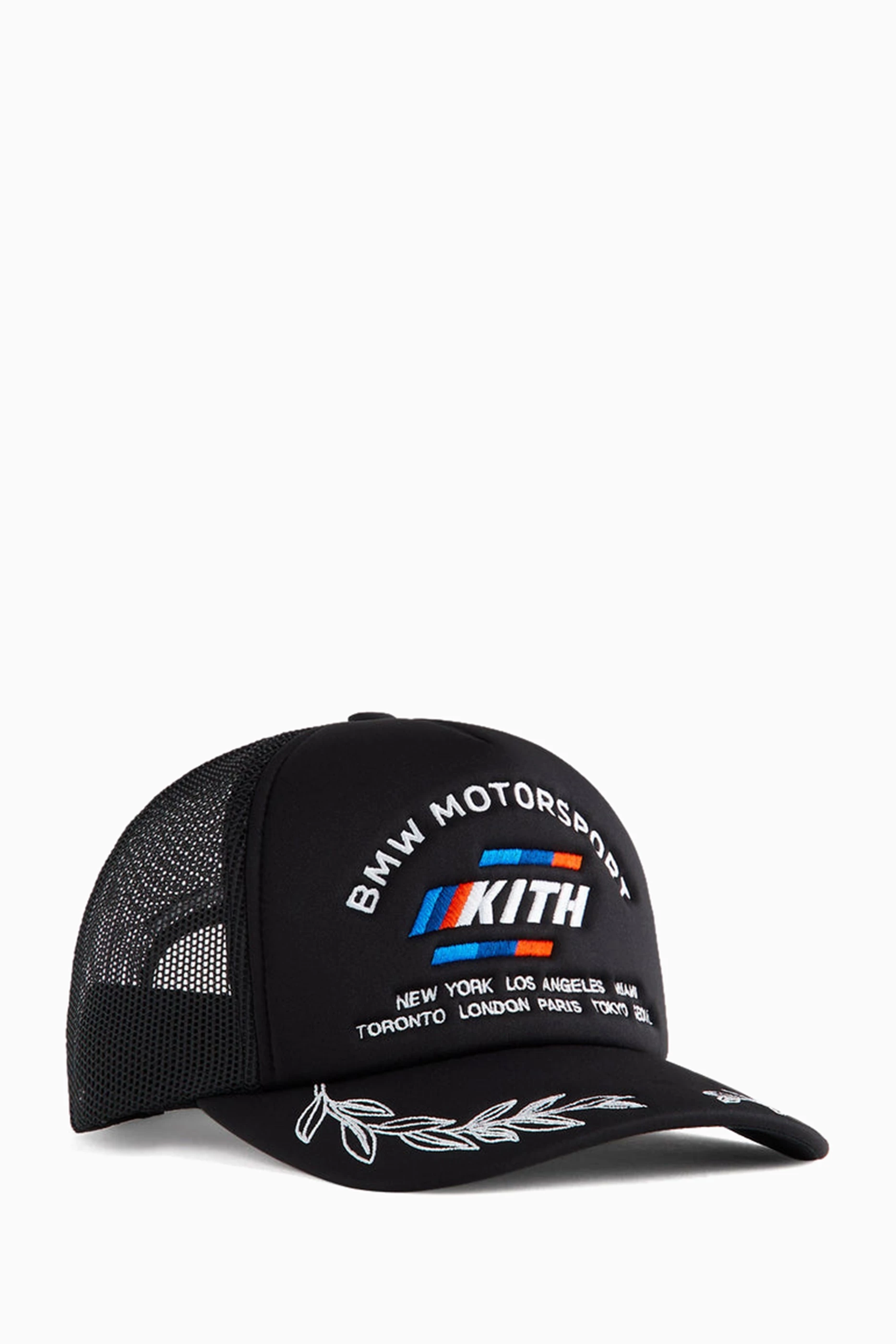 ★24AW 最新作★Kith BMW Nolan Trucker Hat Kith x BMW M Nolan Trucker Hat Black - FW24 - US
