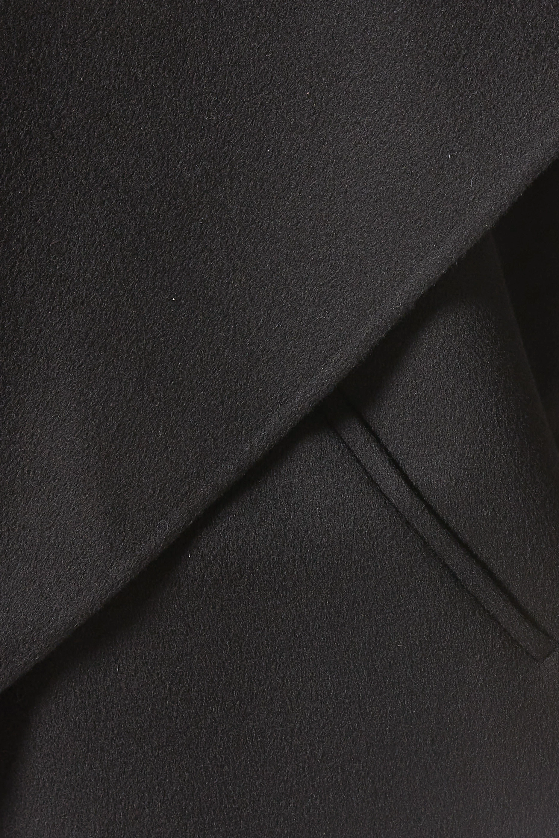 Buy Toteme Black Signature Double Jacket in Wool For Women